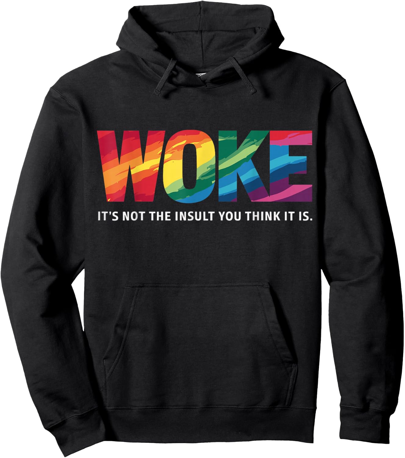 Feminism Feminist Social Justice Activist Woke It's Not The Insult You Think It Is , Small, Black Hoodie - Hoodie | Black