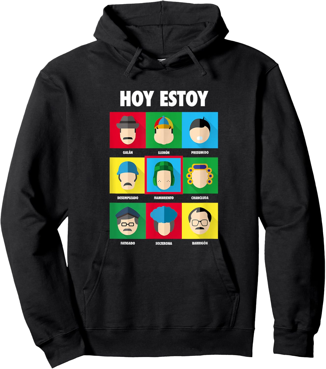 El Chavo - Colorful Desings for Kids, Teen, Women & Men Hoodie - Hoodie | Black