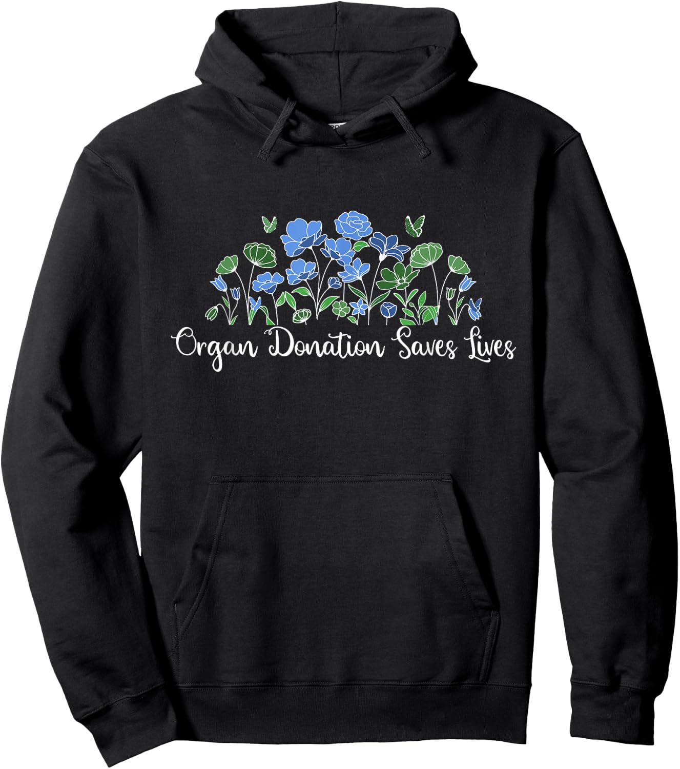 Organ Donation Saves Lives National Donate Life Awareness Hoodie - Hoodie | Black