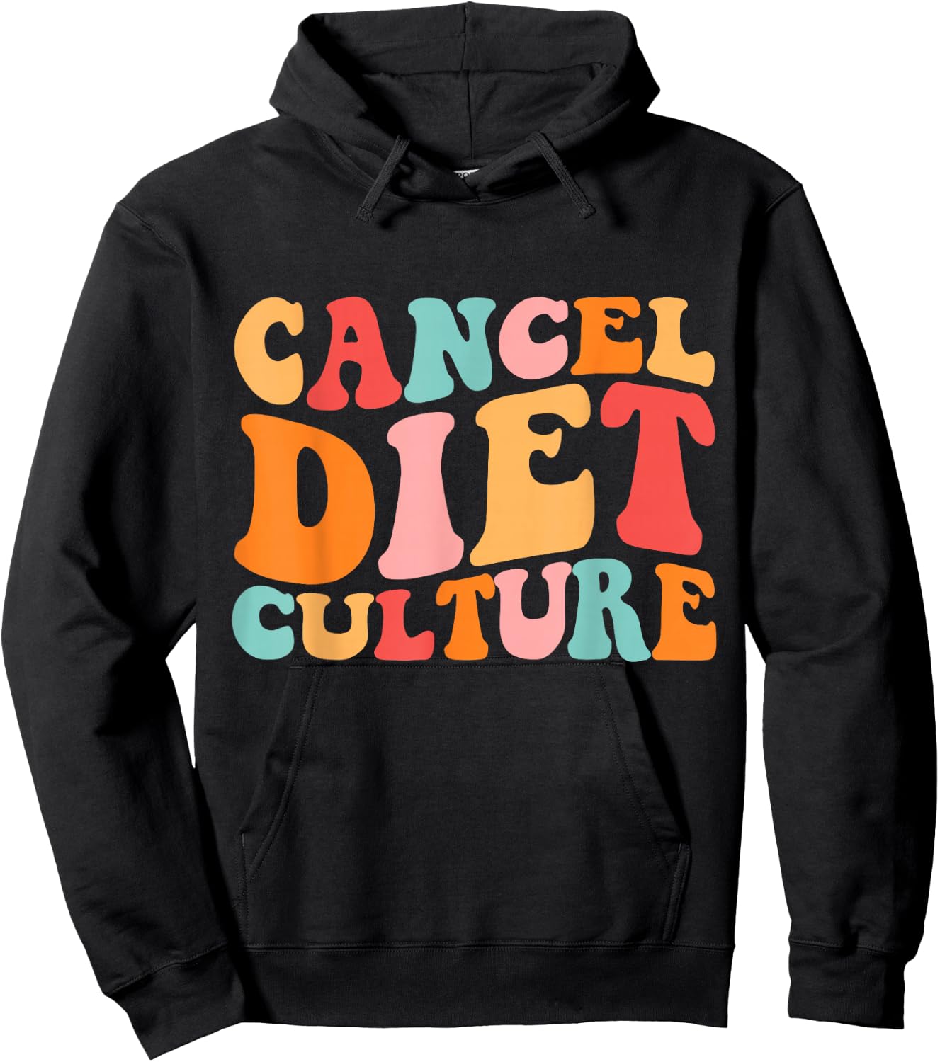 Cancel Diet Culture | Intuitive Eating Hoodie - Hoodie | Black