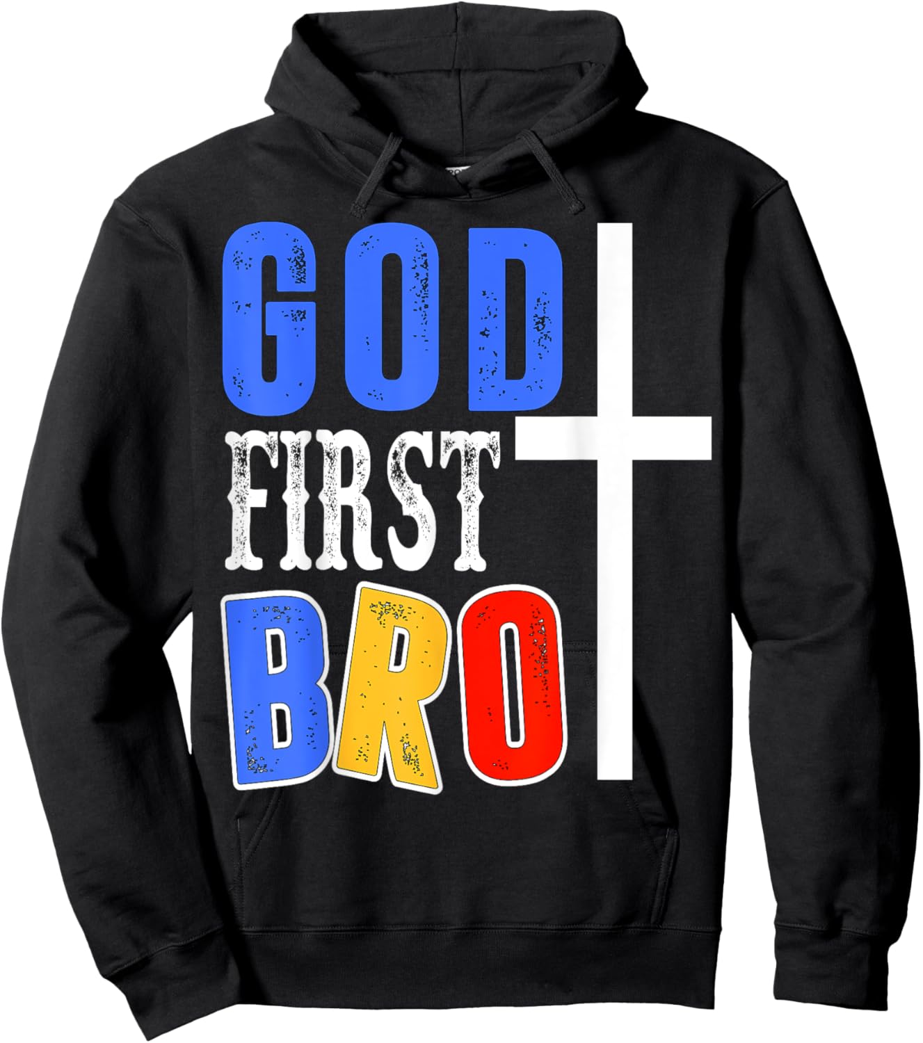 God First Bro Hoodie - Hoodie | Black