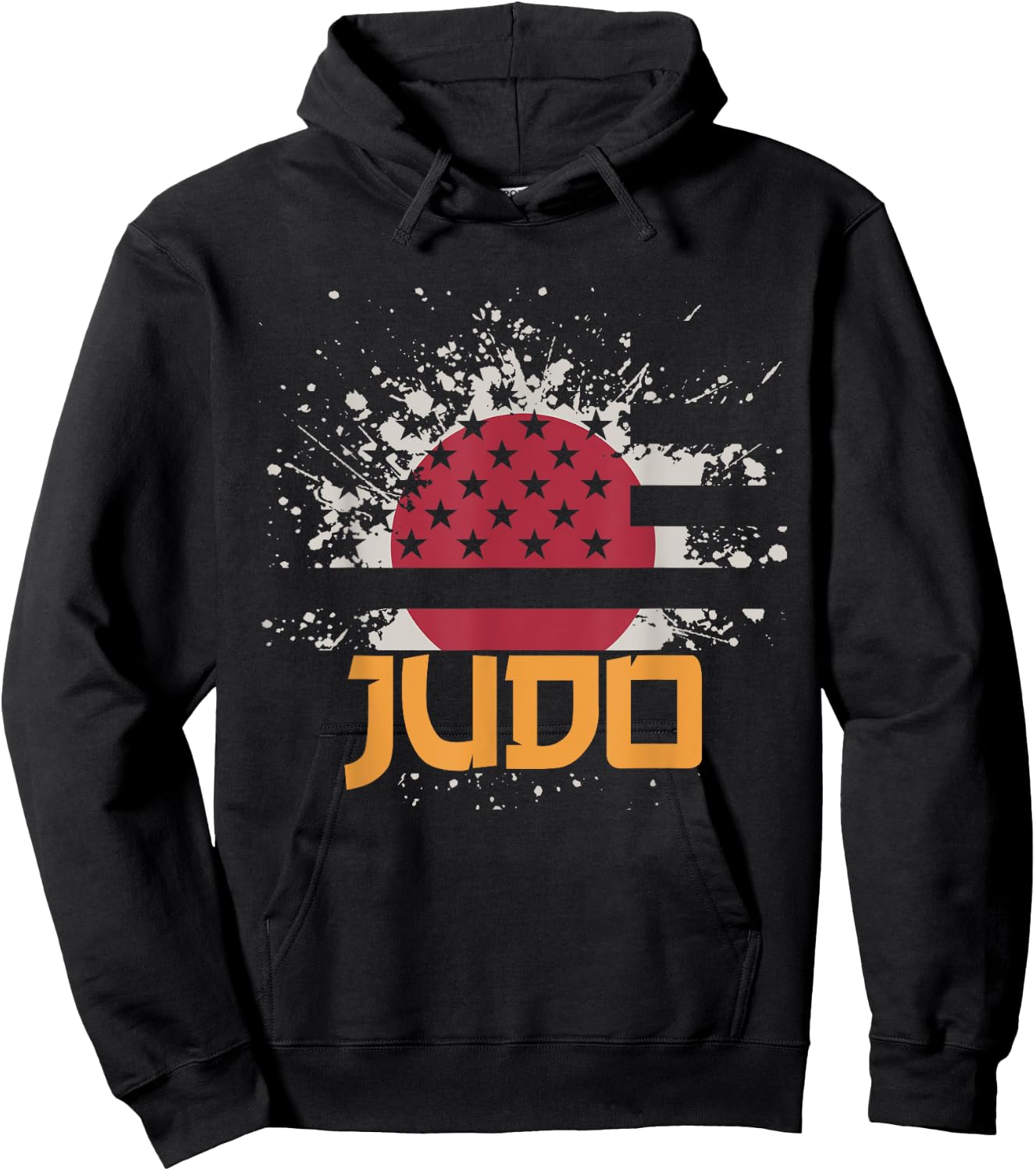 Japan USA Flag Martial Arts Judoka Combat Sports Judo Women Kids Men Hoodie - Hoodie | Black