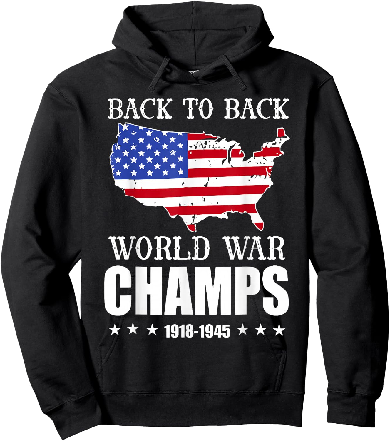 World War Champs 4th Of July Hoodie - Hoodie | Black