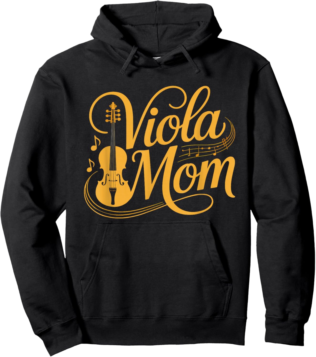 Viola Mom Proud Every Single Lesson Orchestra Competition Hoodie - Hoodie | Black