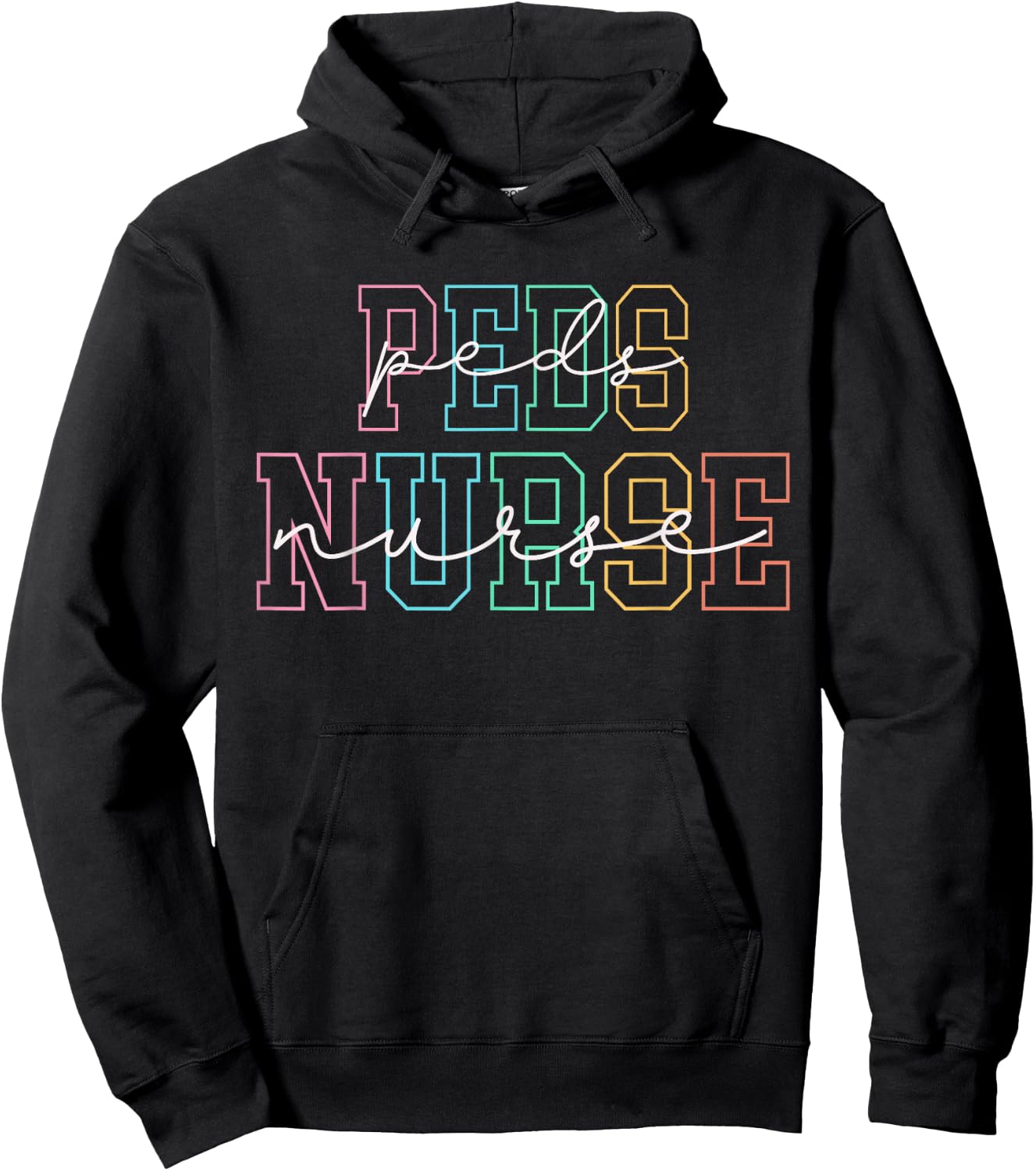 Pediatric Peds PICU Nurse Hoodie - Hoodie | Black