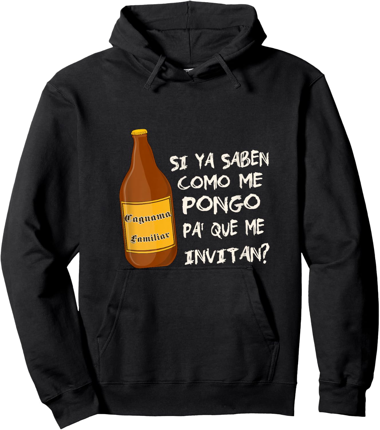 Si Ya Saben Como Me Pongo Camisa Dia de Padre Regalo Espanol Hoodie - Hoodie | Black