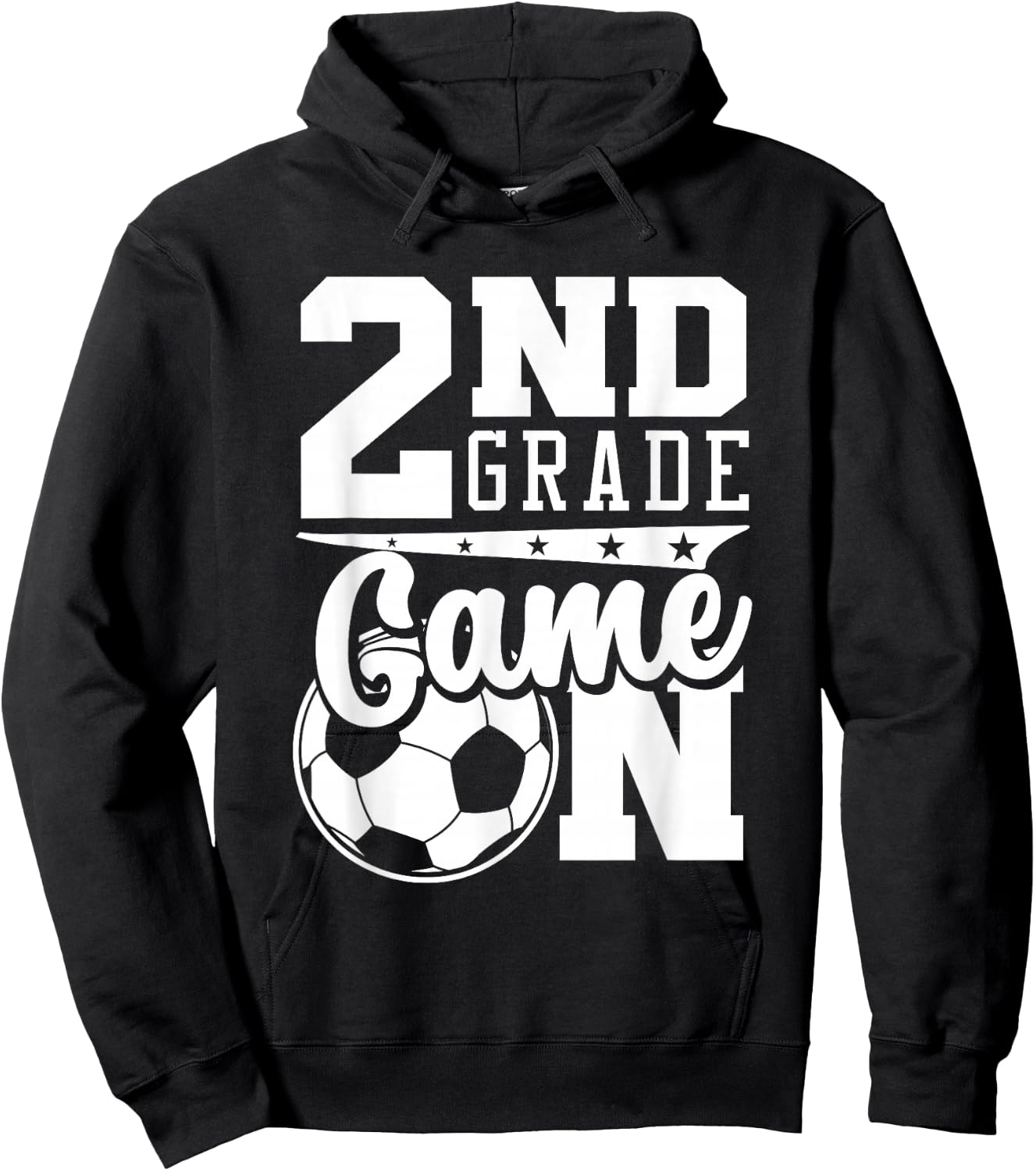 2nd Grade Game On Back To School Soccer Boy Second Grade Hoodie - Hoodie | Black