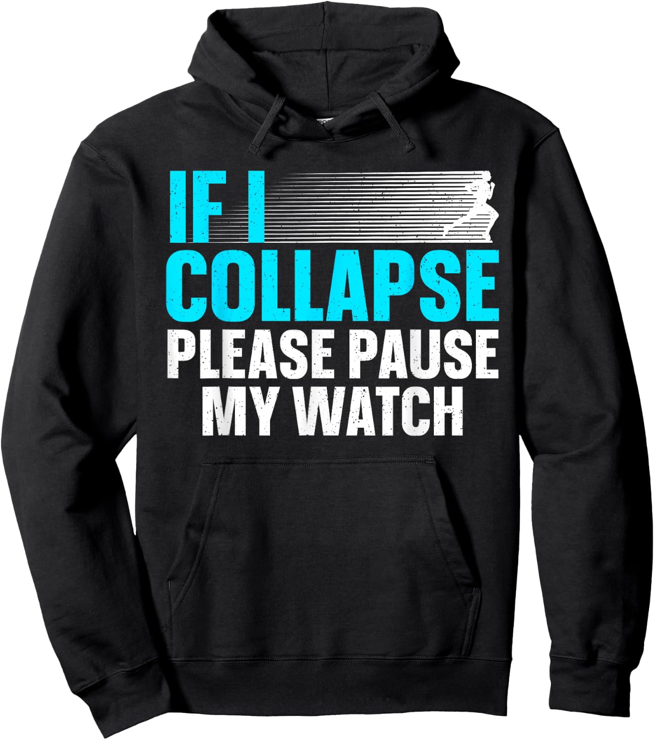Funny Marathon Runner Run Art Women Marathon Running Hoodie - Hoodie | Black