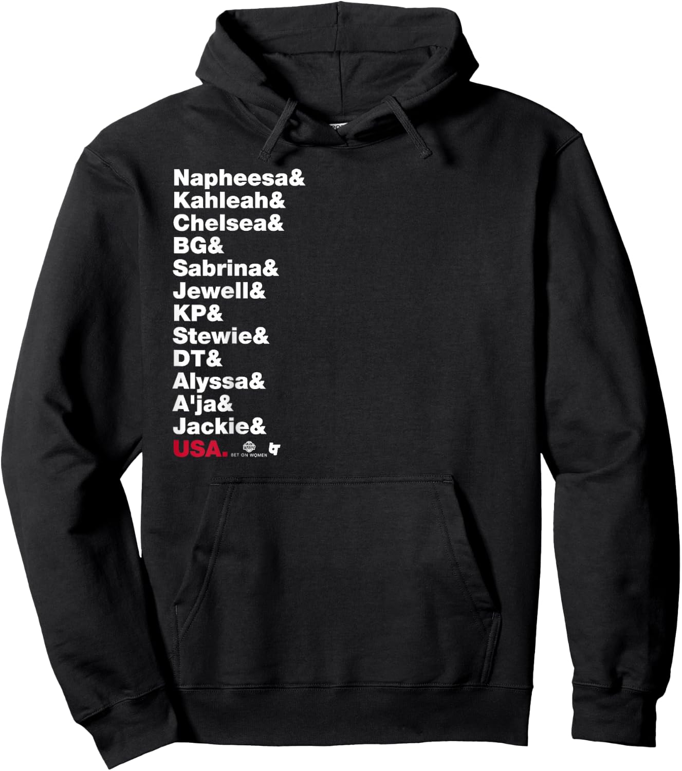 2024: USA All Stars WNBPA Hoodie - Hoodie | Black