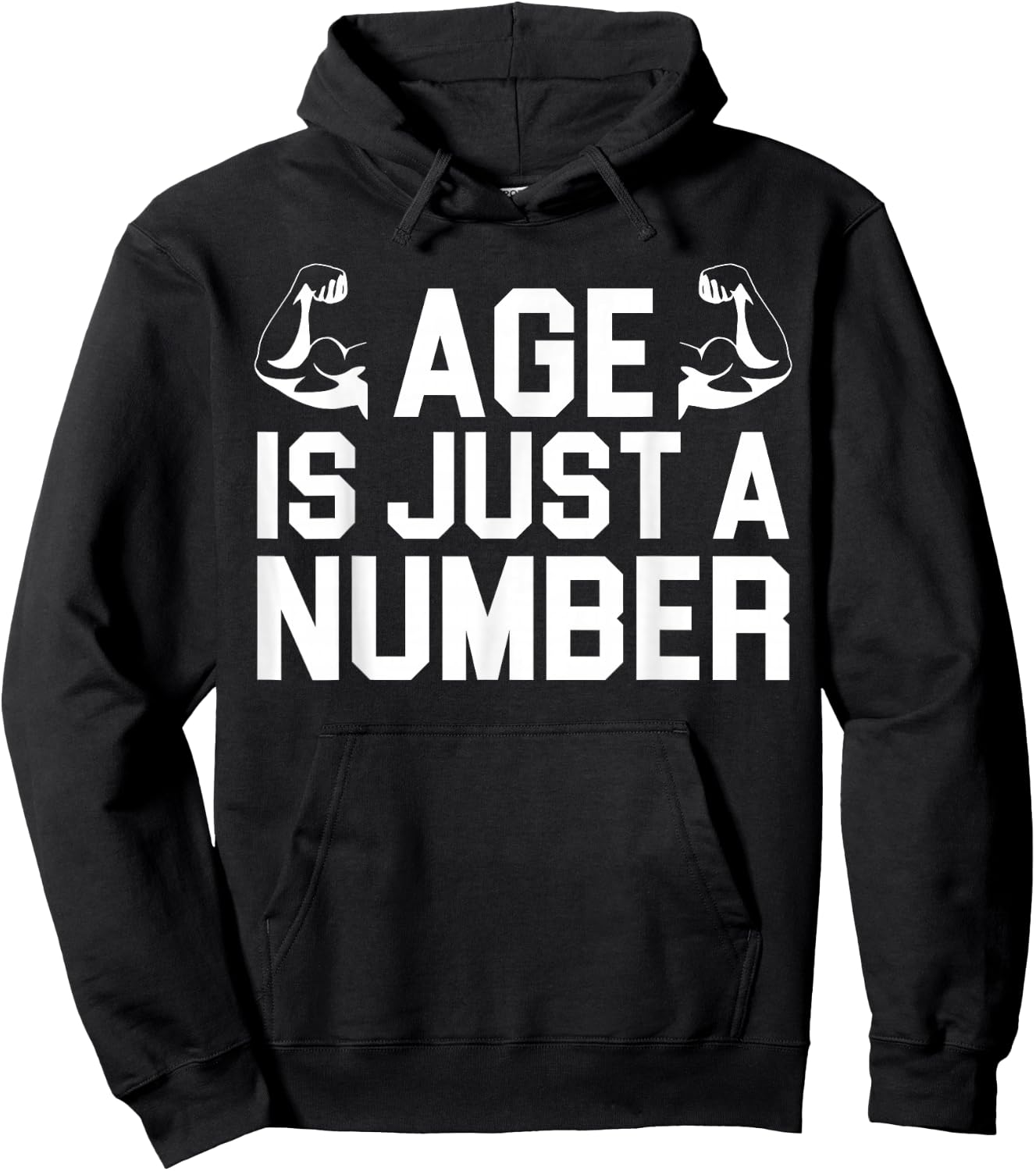 Age Is Just A Number Hoodie - Hoodie | Black