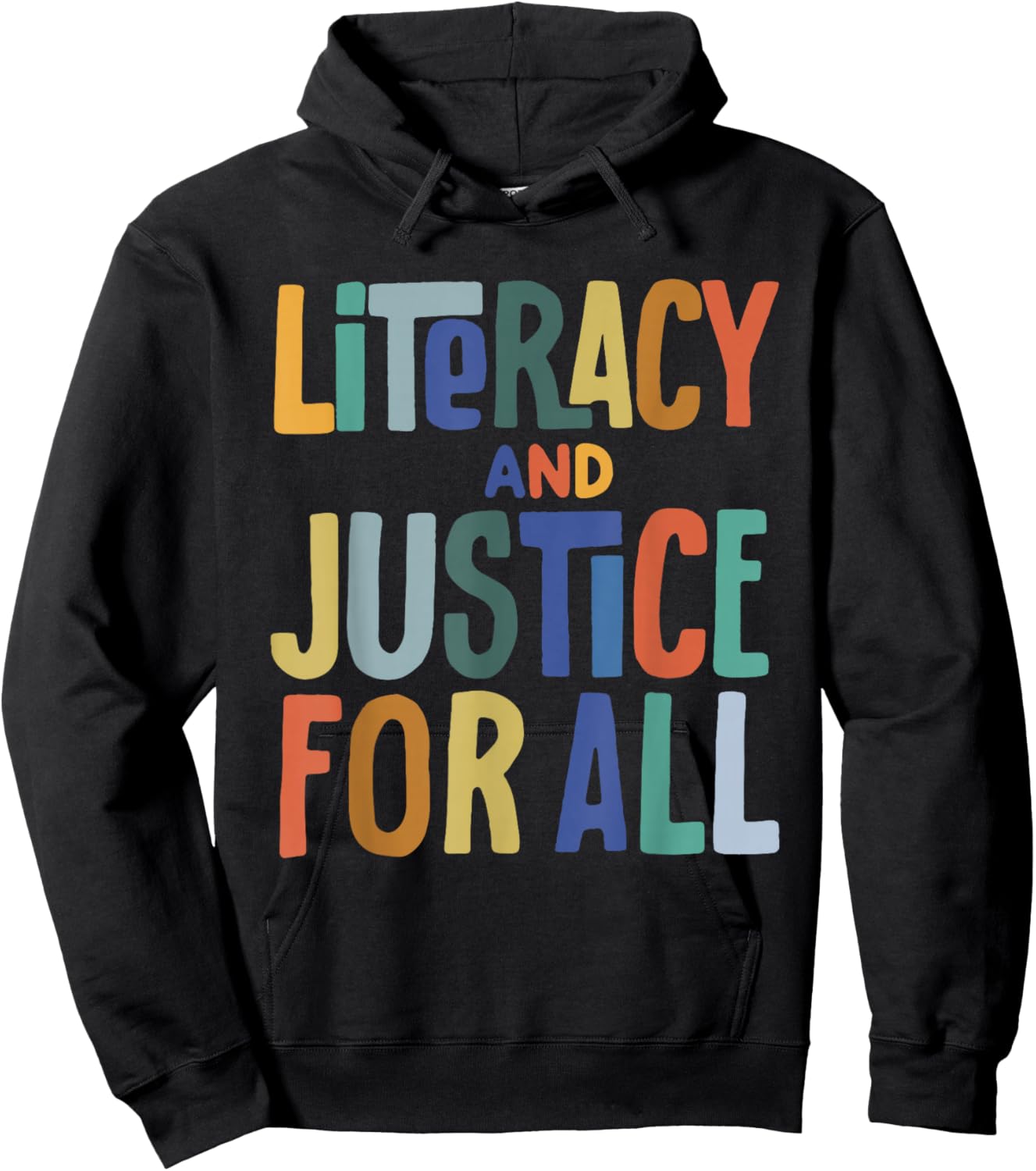 Literacy and Justice for All Protect Libraries Banned Books Hoodie - Hoodie | Black