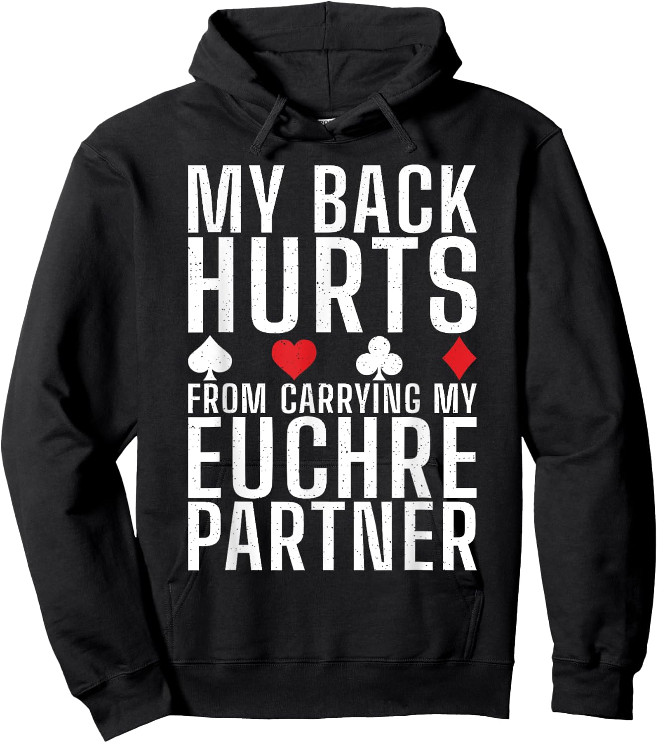 Euchre Card Game Euchre Player Euchre Cards Hoodie - Hoodie | Black