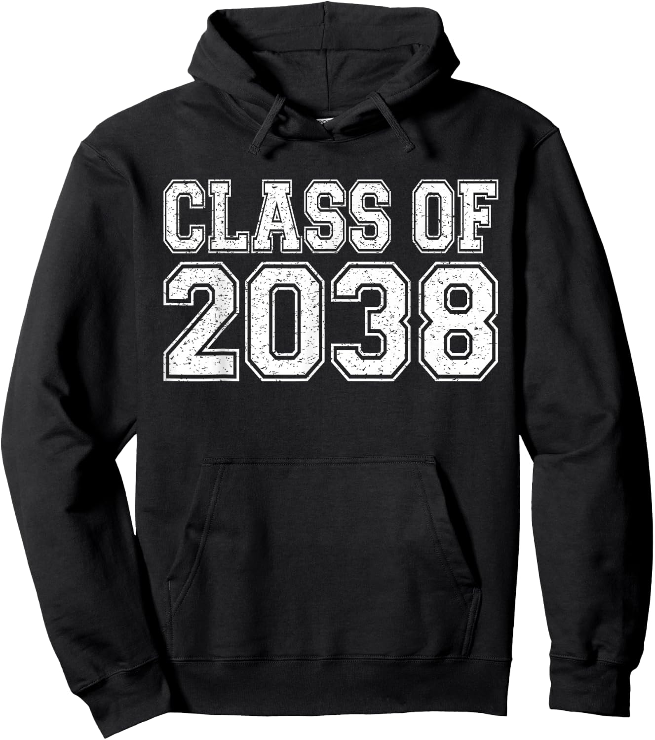 Class of 2038 First Day of Pre-k Graduation 2038 Preschool Hoodie - Hoodie | Black