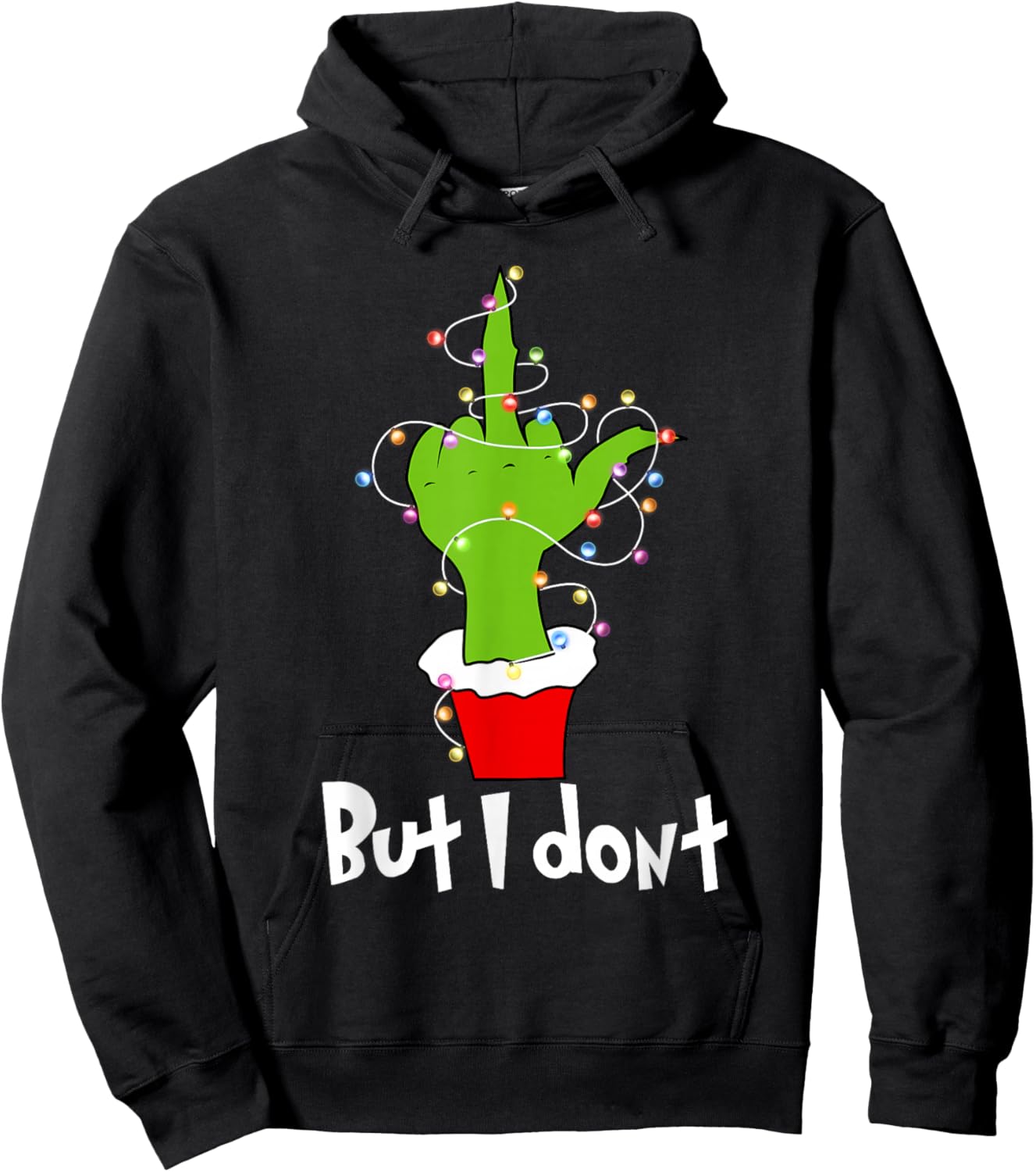 I Love Matching Christmas Shirts But I Don't Couples Xmas Hoodie - Hoodie | Black