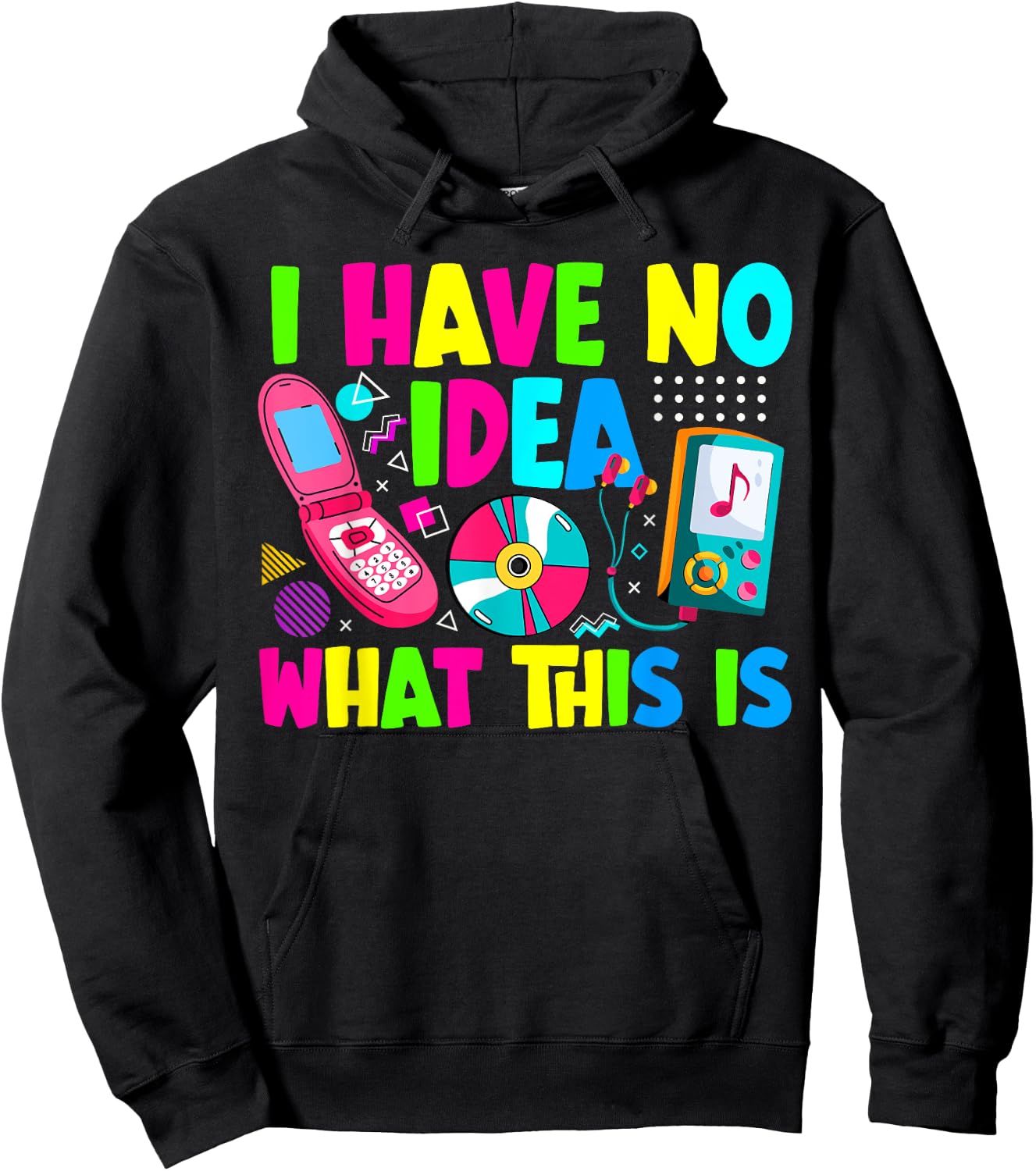 I have no idea what this is 2000's vintage two-thousands Hoodie - Hoodie | Black