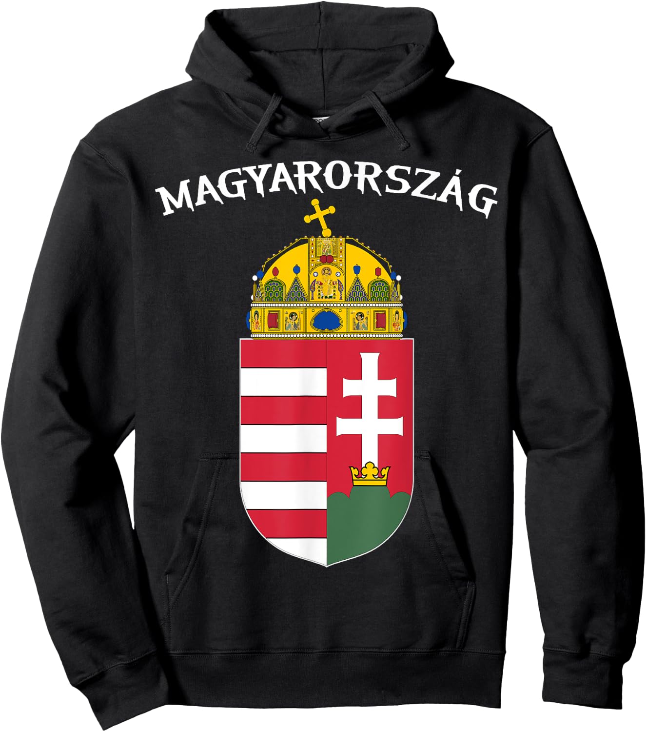 Magyarország, Hungary magyar zászló Hungarian Patriotic Flag Kids Men Hoodie - Hoodie | Black
