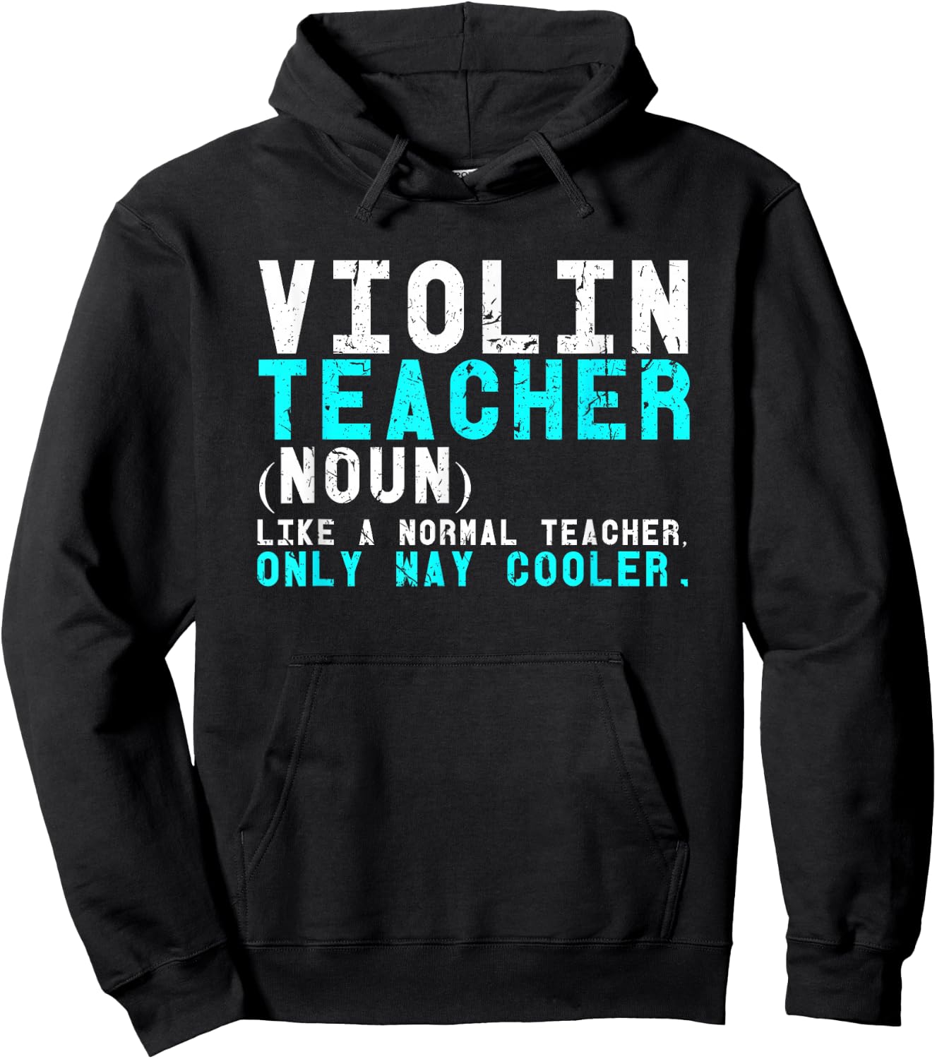 Violin Teacher Musician Orchestra Instructor Student Gift Hoodie - Hoodie | Black