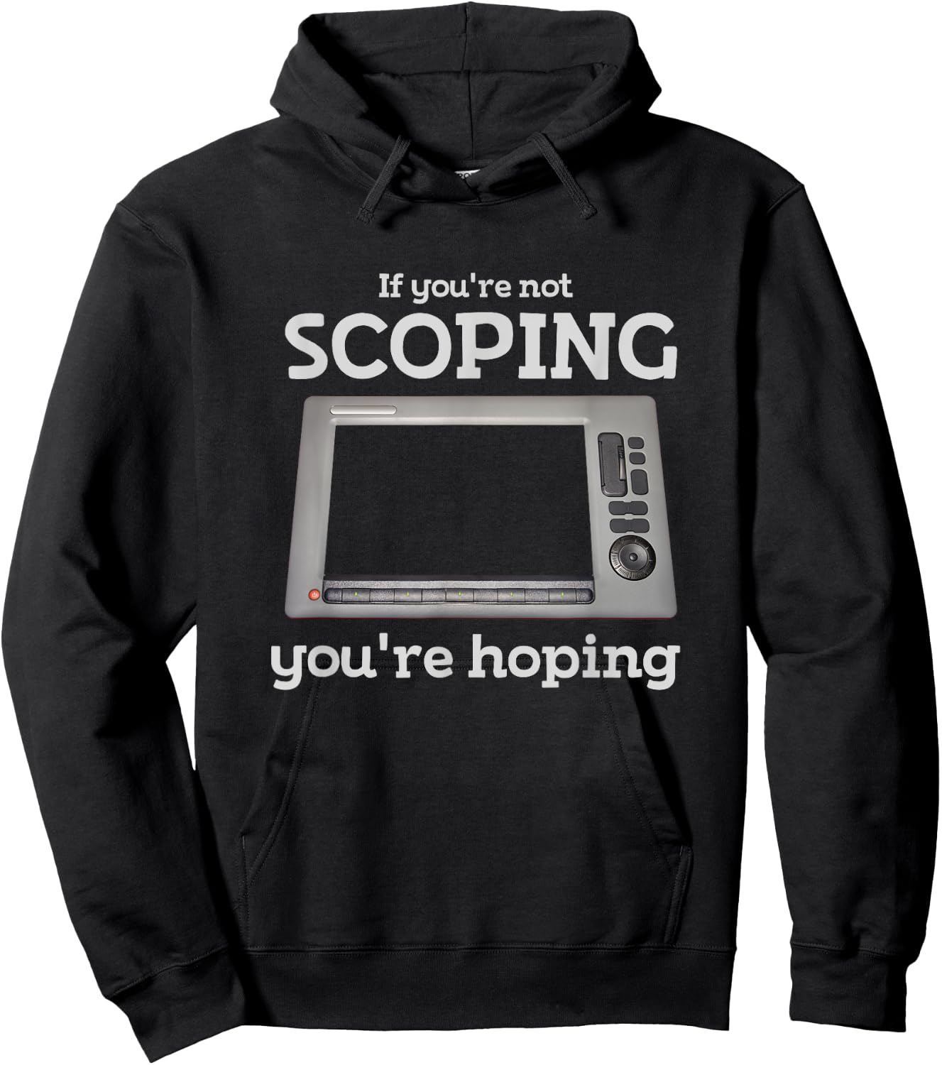 Funny Forward Facing Sonar Hoodie - Hoodie | Black