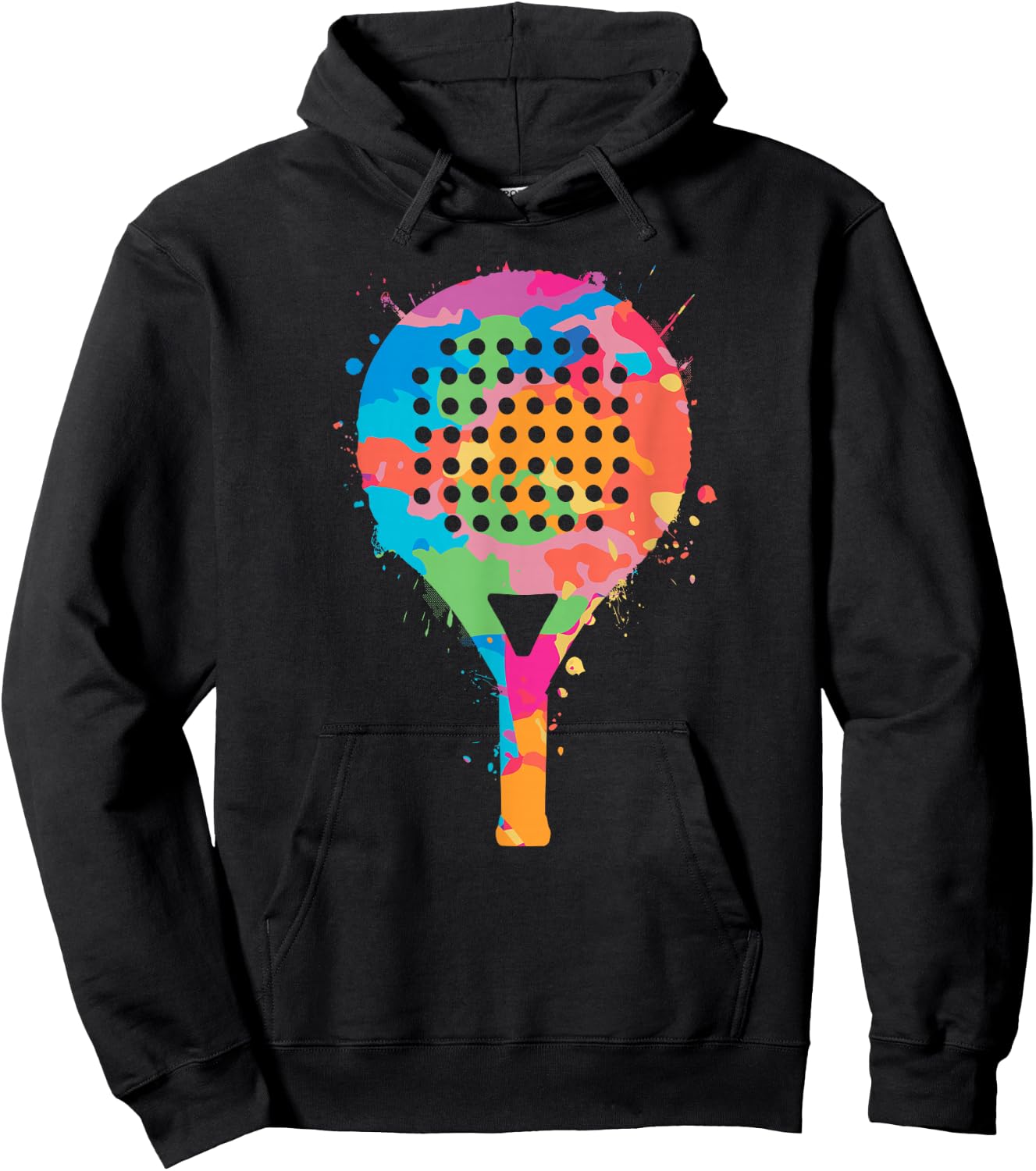Padel Racket Kids Girls Boys Platform Tennis Hoodie - Hoodie | Black