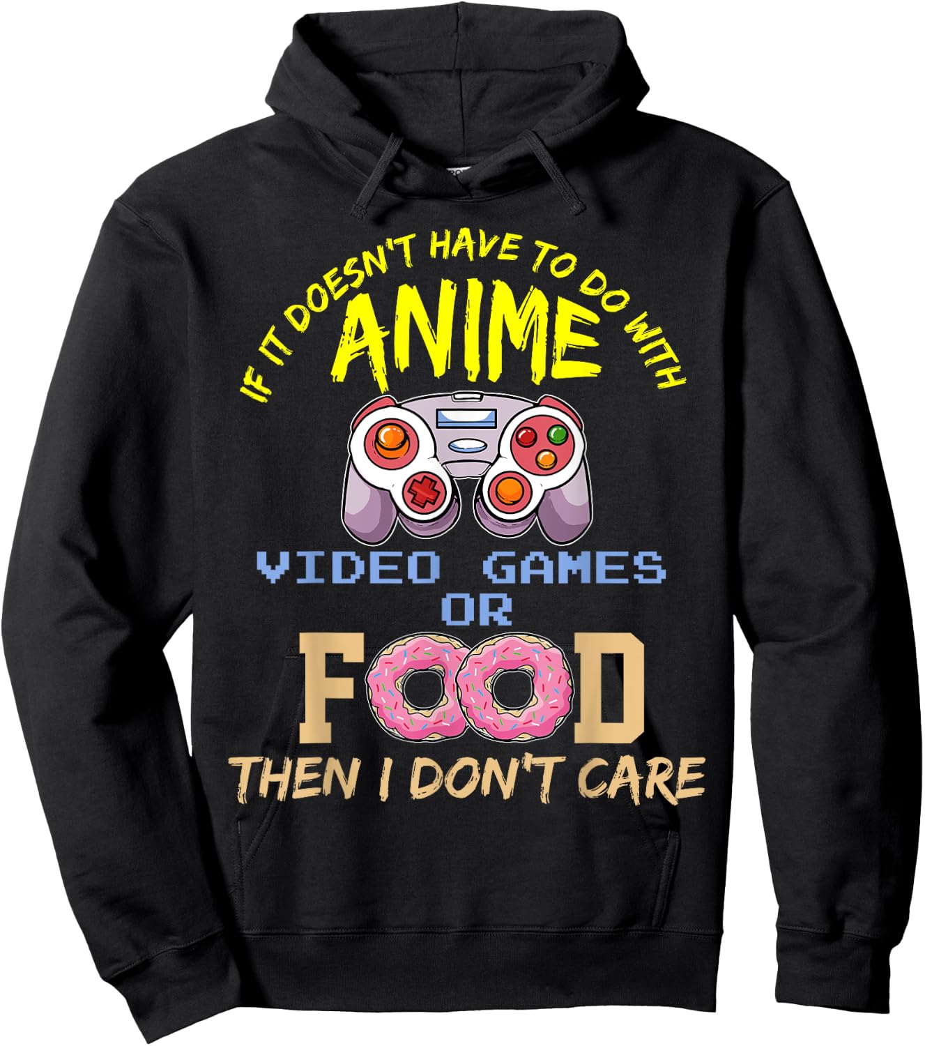 Anime Video Gaming Gamer Hoodie - Hoodie | Black