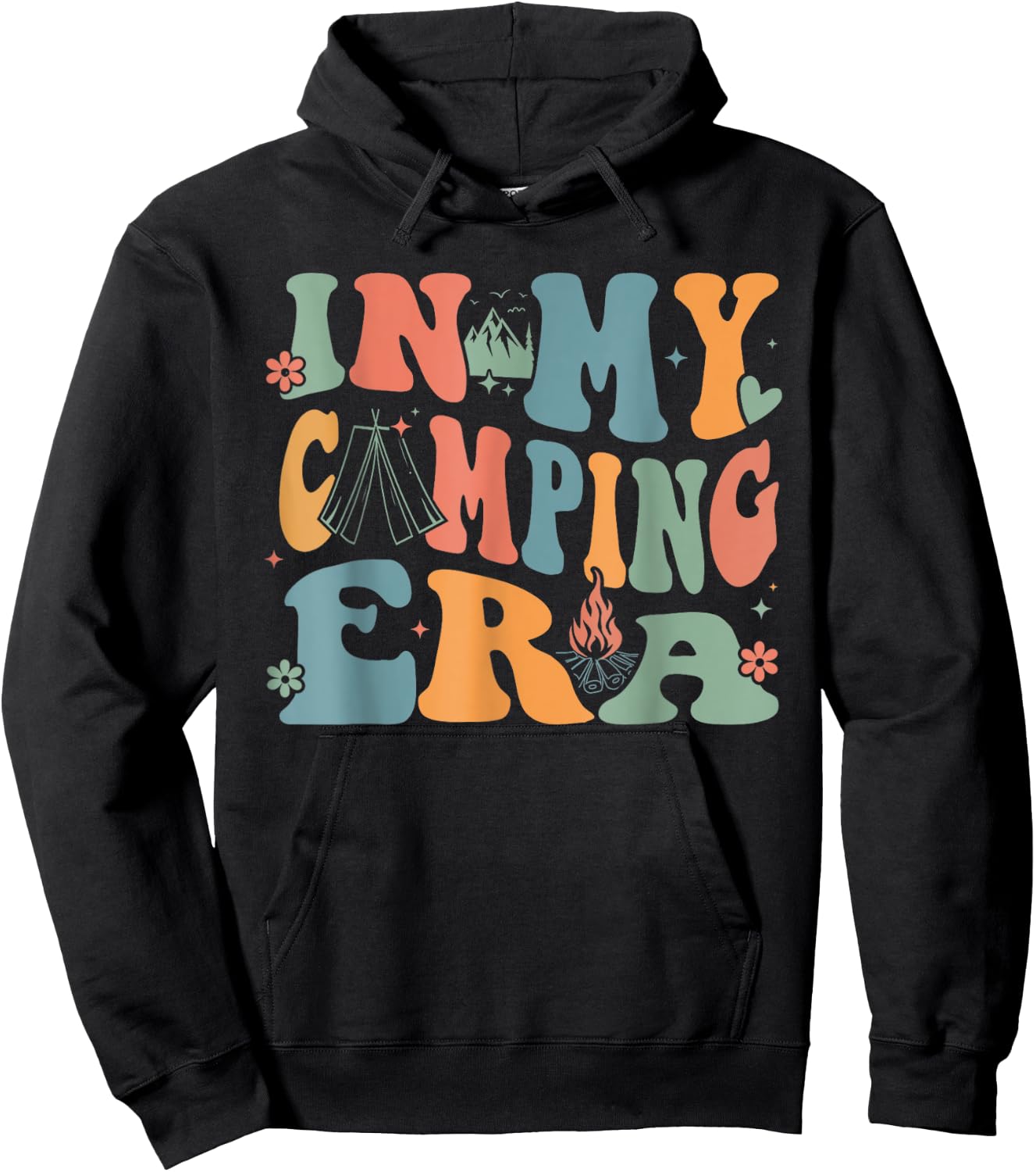 In My Camping Era Hoodie - Hoodie | Black