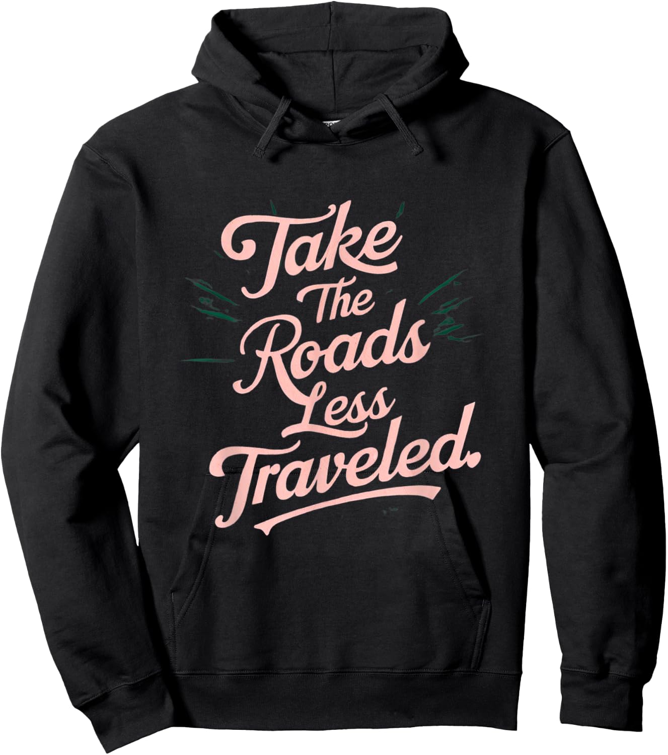 Take the roads less traveled Hoodie - Hoodie | Black
