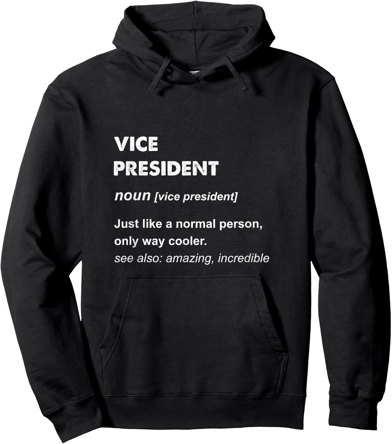 Vice President Gifts & Vice President -Adults Black Small Hoodie - Hoodie | Black
