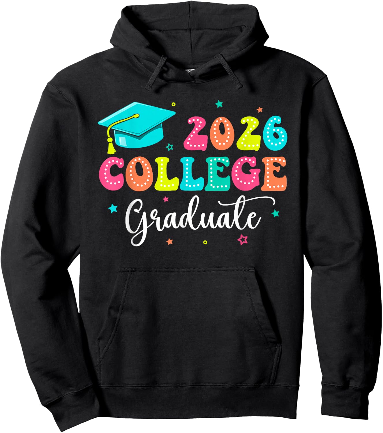 College Graduate College Grad Class Of 2026 Graduation 2026 Hoodie - Hoodie | Black