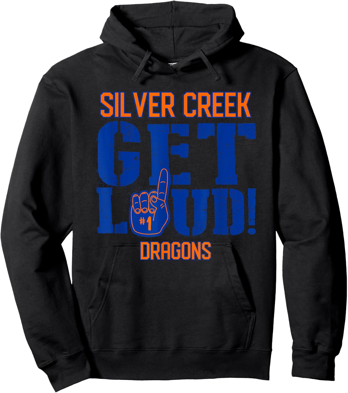 Silver Creek High School GET LOUD Dragons Hoodie - Hoodie | Black