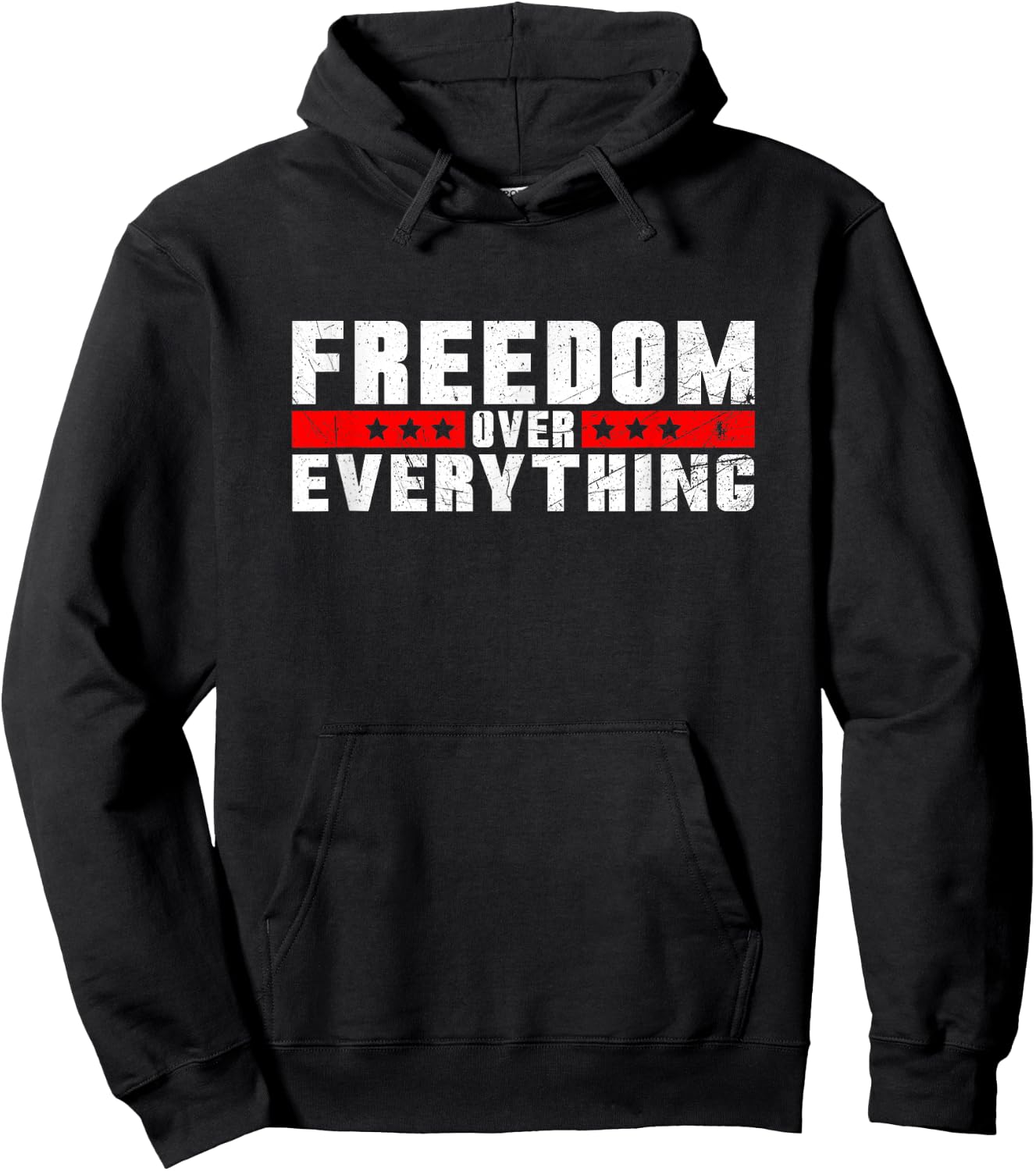 Freedom Over Everything Hoodie - Hoodie | Black