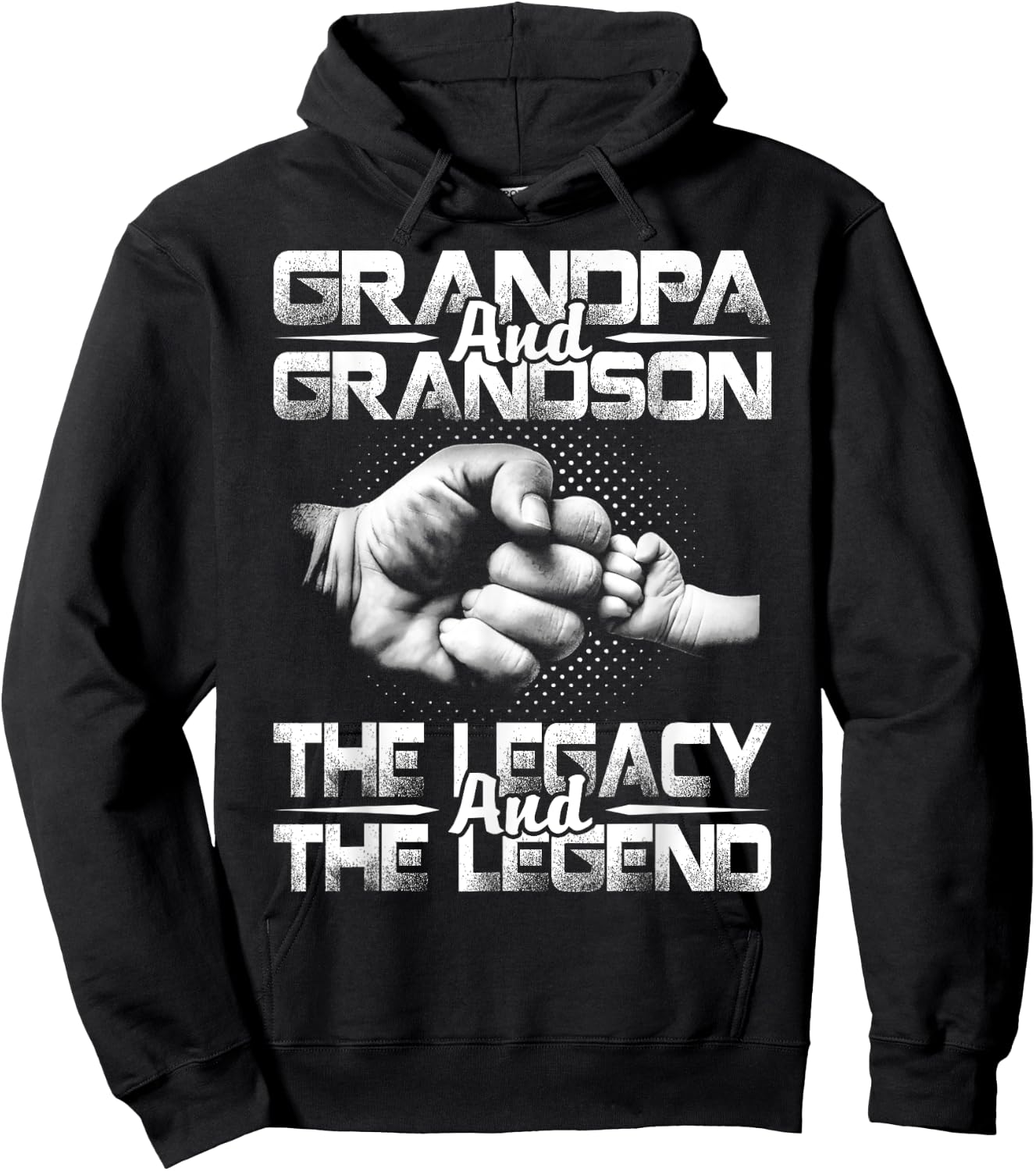 Grandpa And Grandson The Legend And The Legacy Hoodie - Hoodie | Black