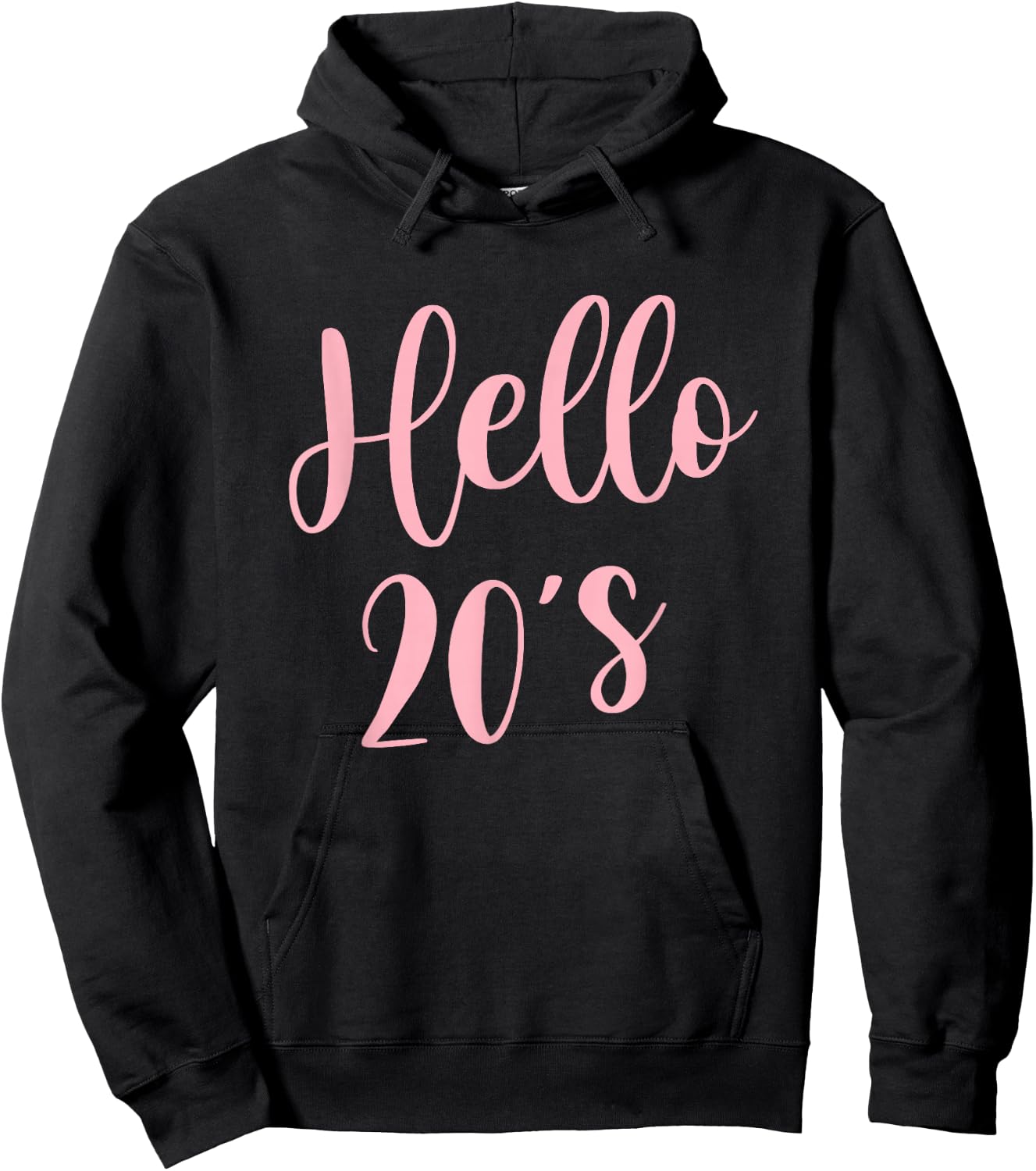 20th Birthday Hello 20s Women Girls 20 Year Old Bday Hoodie - Hoodie | Black