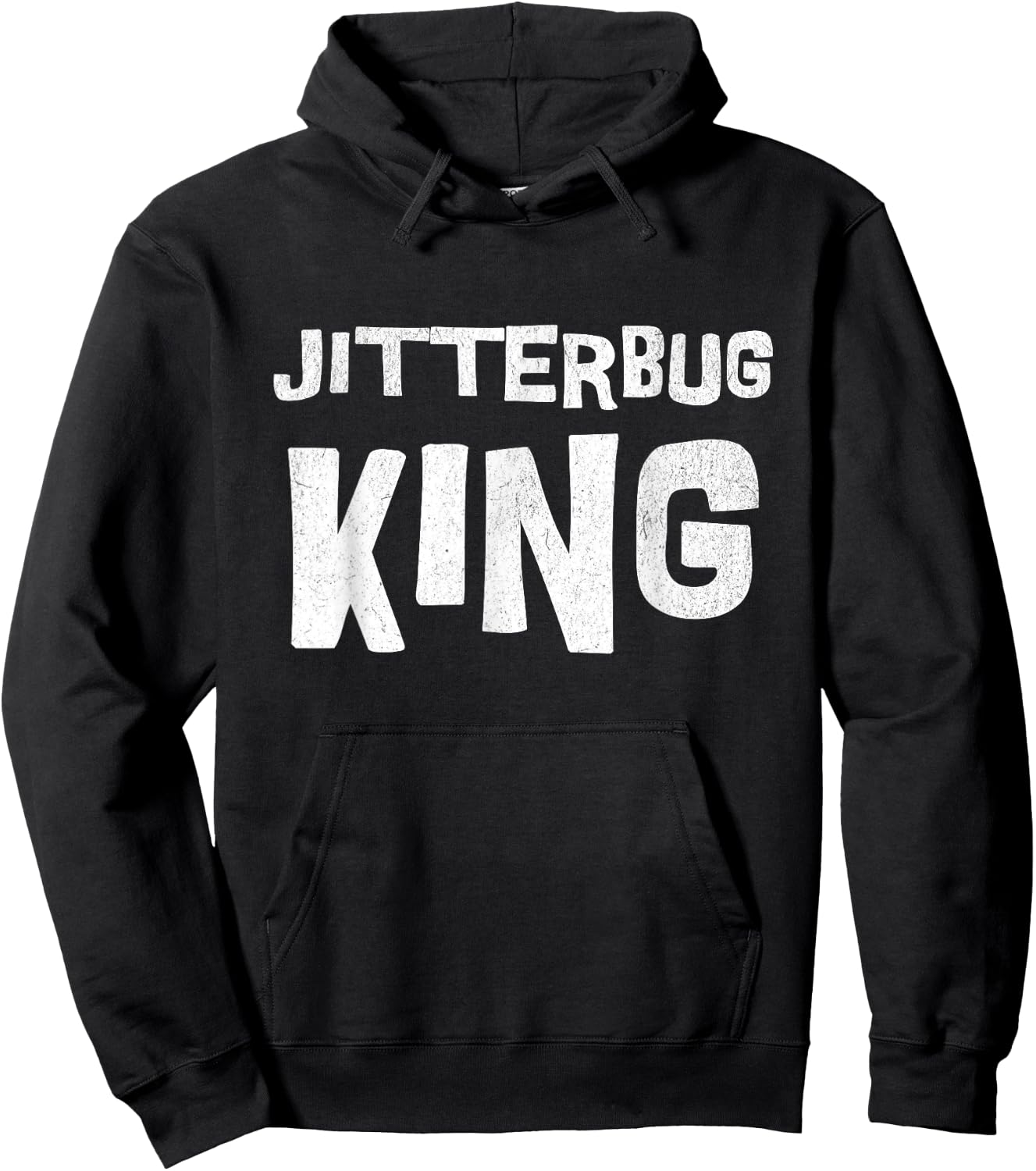 Jitterbug dance king swing dancing Lindy hop dance Hoodie - Hoodie | Black