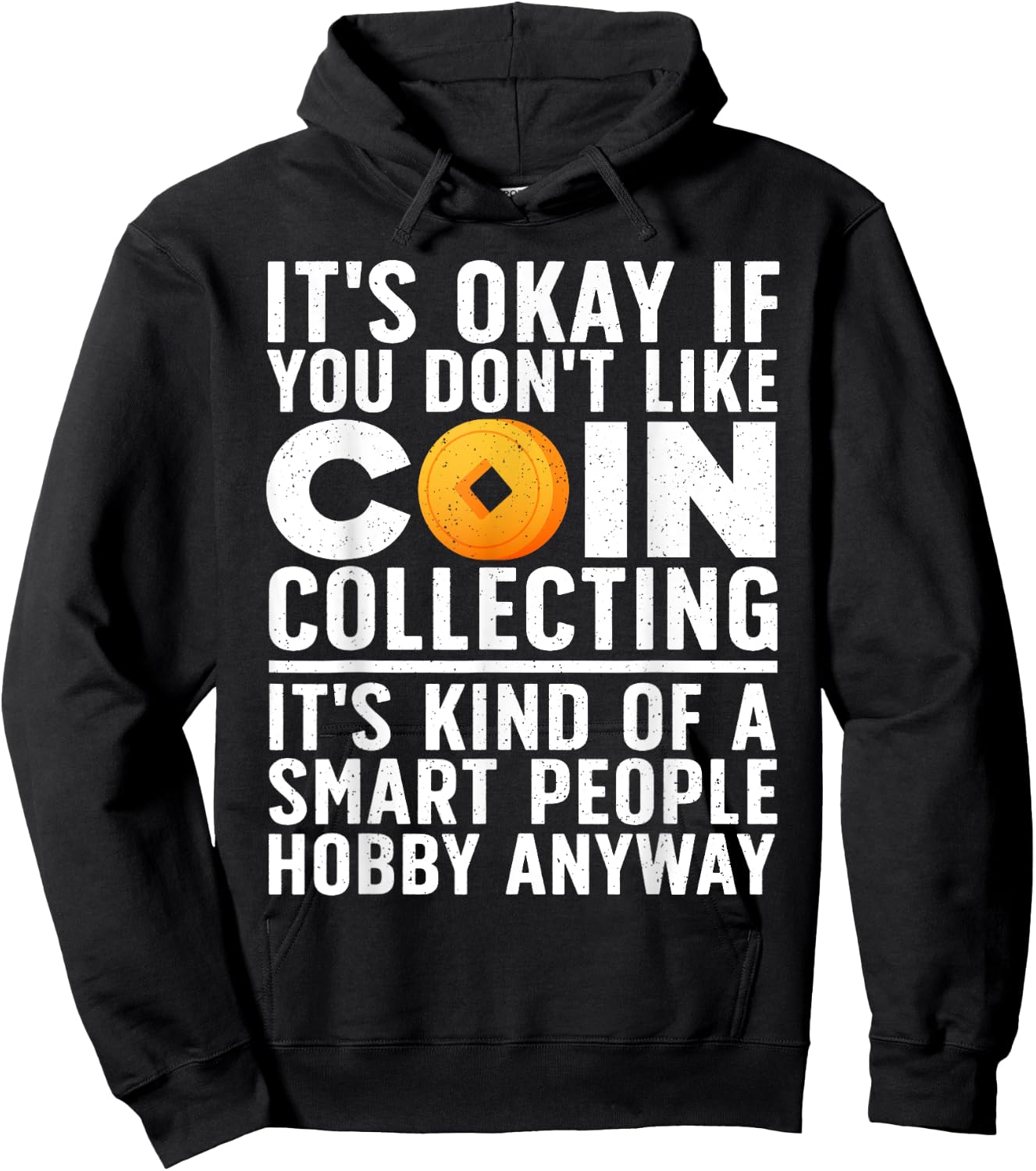 Coin Collecting Art Women Coin Collectors Numismatic Hoodie - Hoodie | Black
