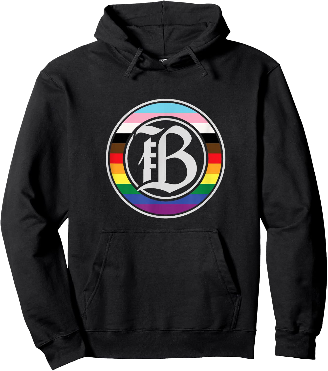 NWSL Bay FC Pride Logo Hoodie - Hoodie | Black