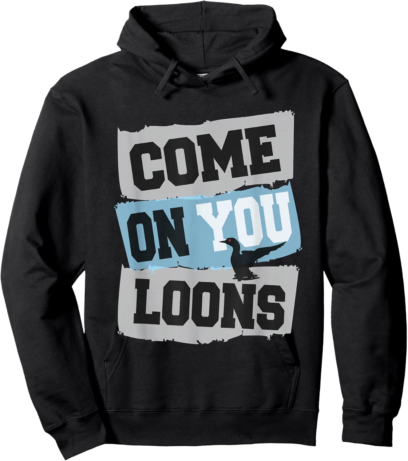 Minnesota Soccer Loon - Come on You Loons Hoodie - Hoodie | Black