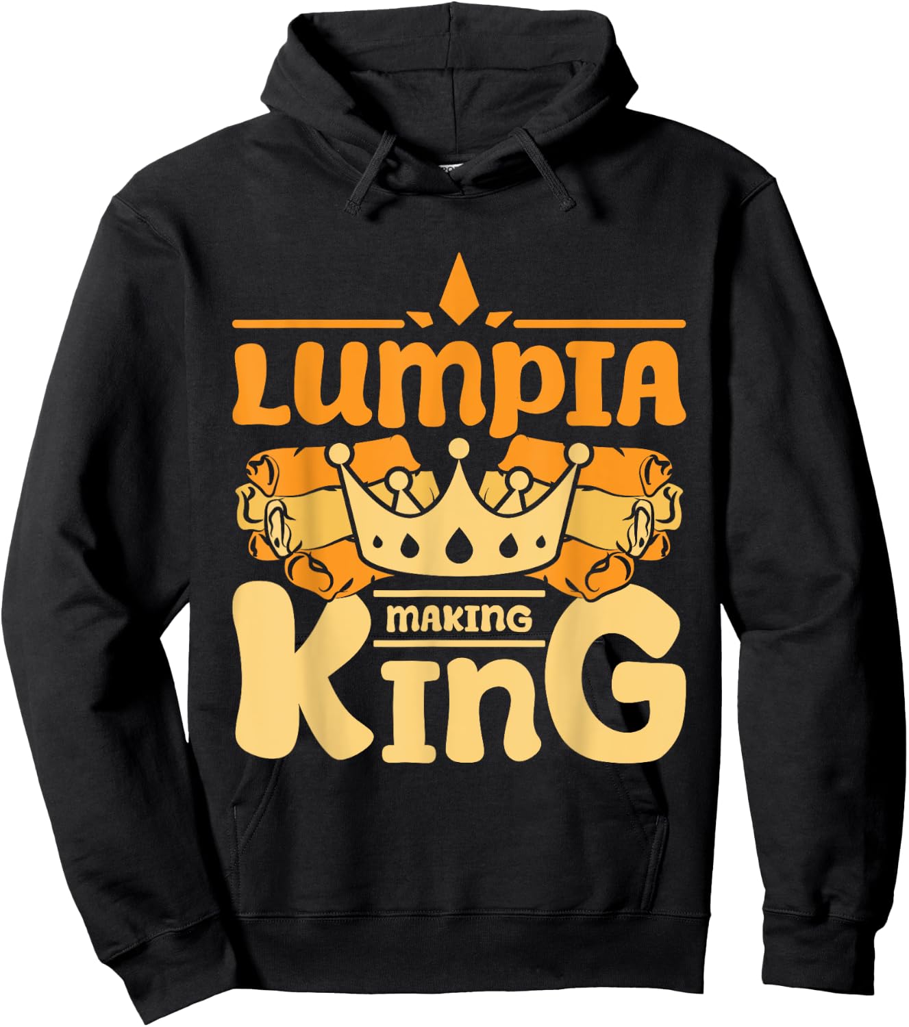 Lumpia making king Hoodie - Hoodie | Black
