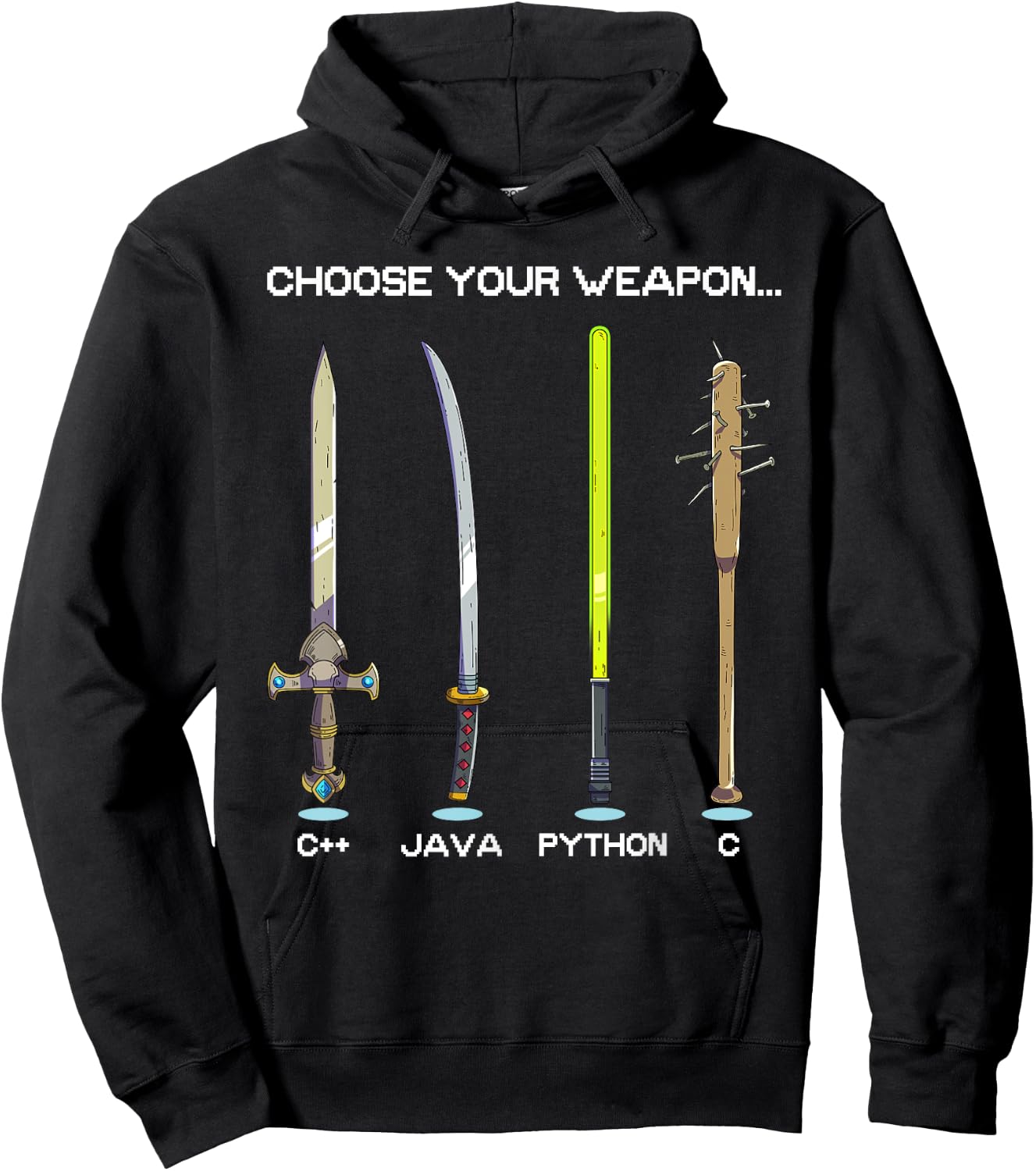 Computer Scientist Weapons Computer Programming Hoodie - Hoodie | Black