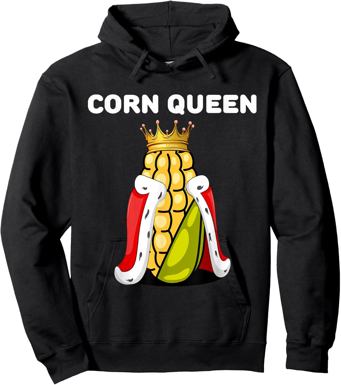 Corn Queen Gear Corn Apparel Cute Cob Sweetcorn Corn Hoodie - Hoodie | Black