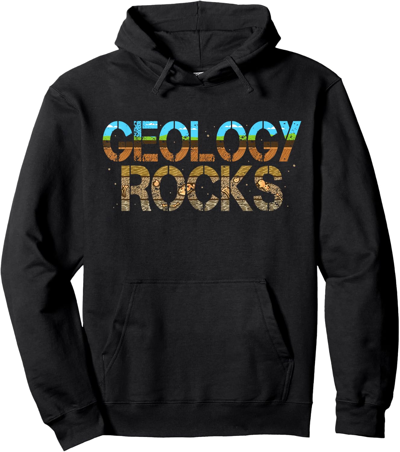 Geology Rocks - Rock Collector Geologist Geode Hunter Hoodie - Hoodie | Black