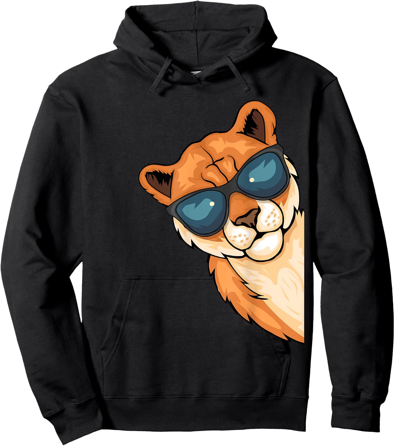 Puma Lover Kids Puma Animal Men Wildcat Puma Hoodie - Hoodie | Black
