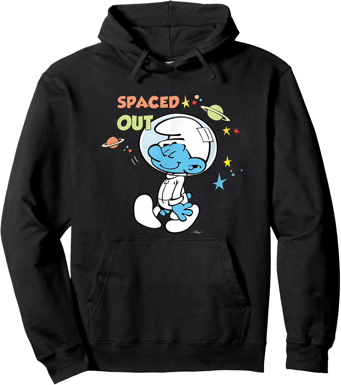 The Smurfs Spaced Out Hoodie - Hoodie | Black