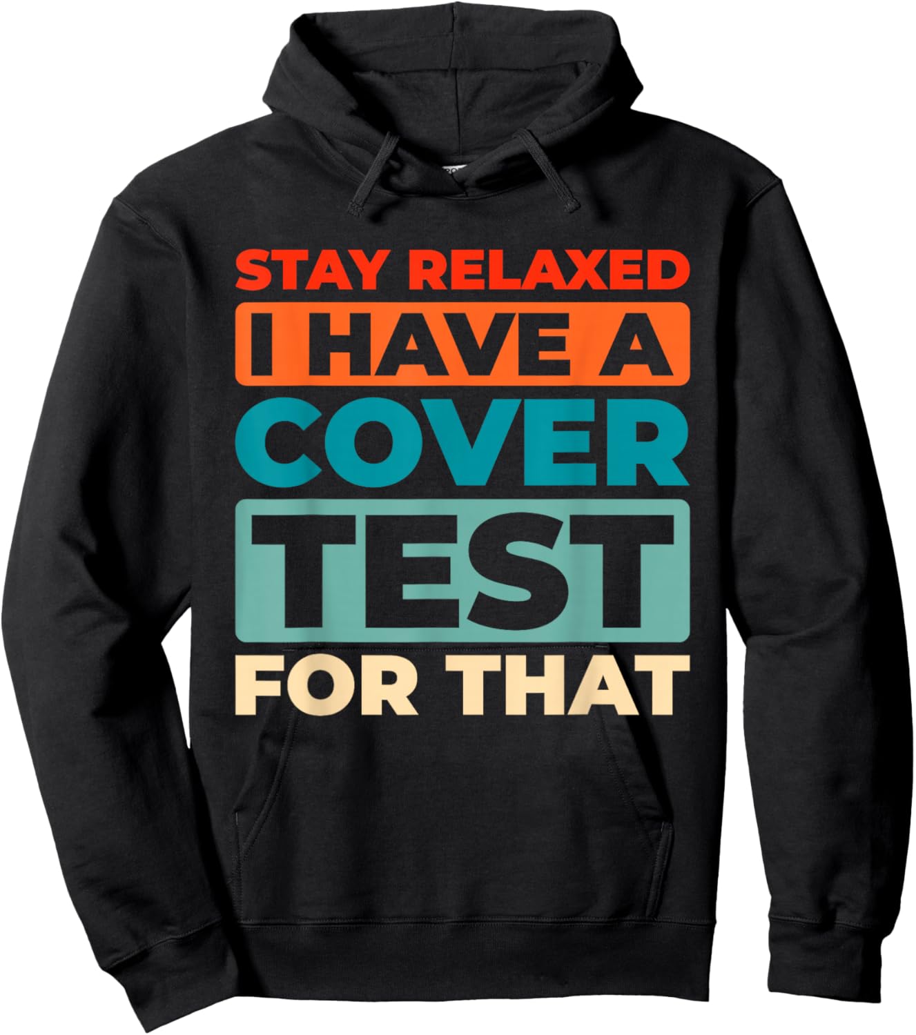 Retro Binocular Vision - Eye Therapy Vintage Orthoptist Hoodie - Hoodie | Black
