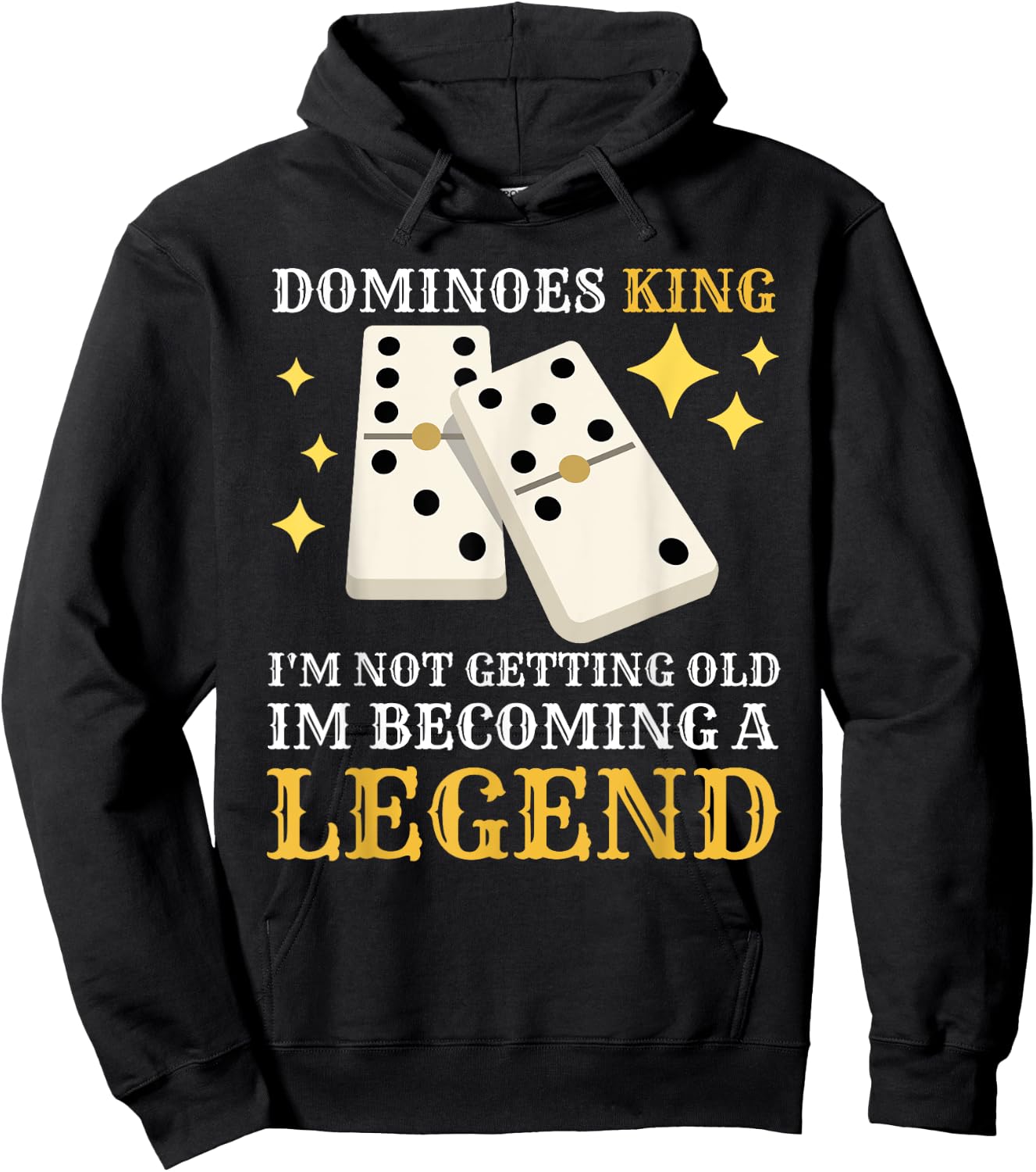 Dominoes King Domino Player Dominoes Lover Hoodie - Hoodie | Black