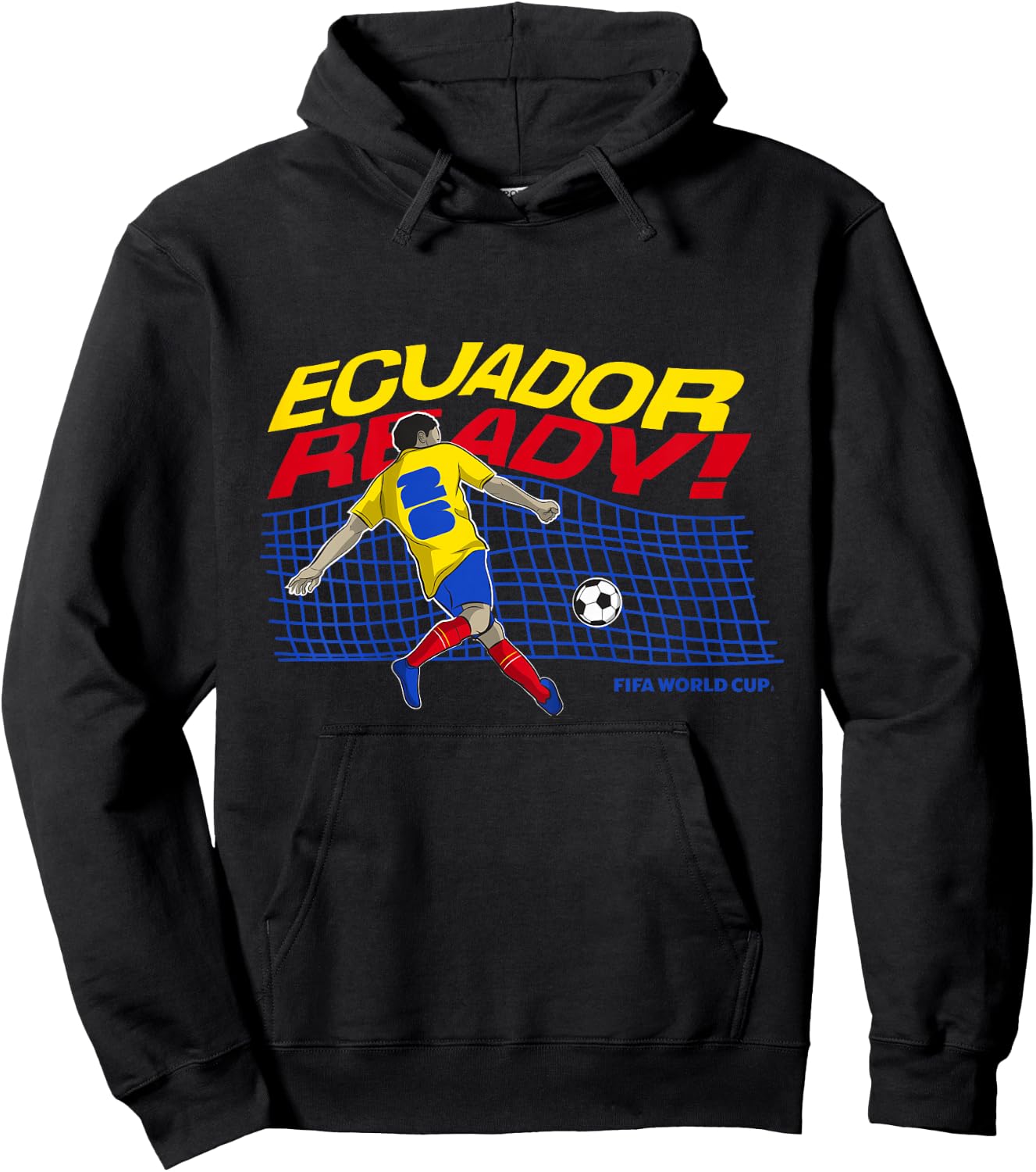 Kids FIFA WORLD CUP26 Qualifier Ecuador Ready Hoodie - Hoodie | Black