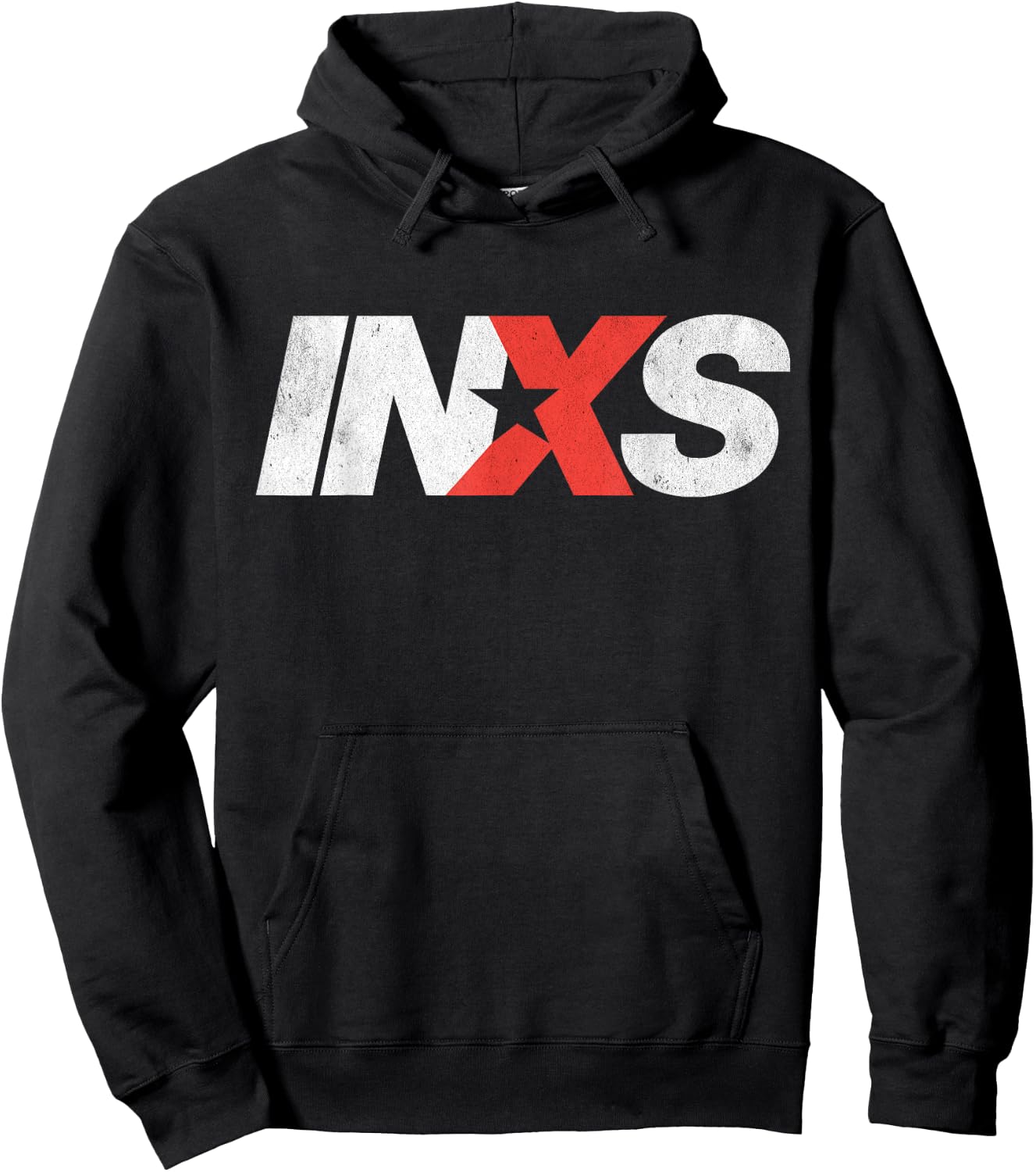 INXS – EW Logo Black Hoodie - Hoodie | Black