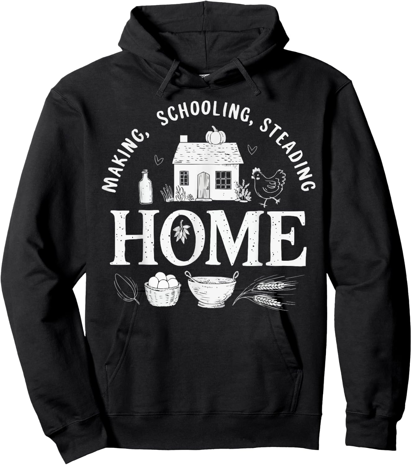 Homeschool Mom Homeschooling Parent Teacher Education Women Hoodie - Hoodie | Black