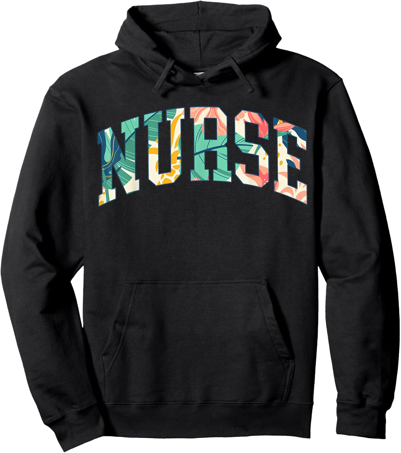 Nurse Tropical Plants Nurse Hawaii Island Vacation Aloha Hoodie - Hoodie | Black