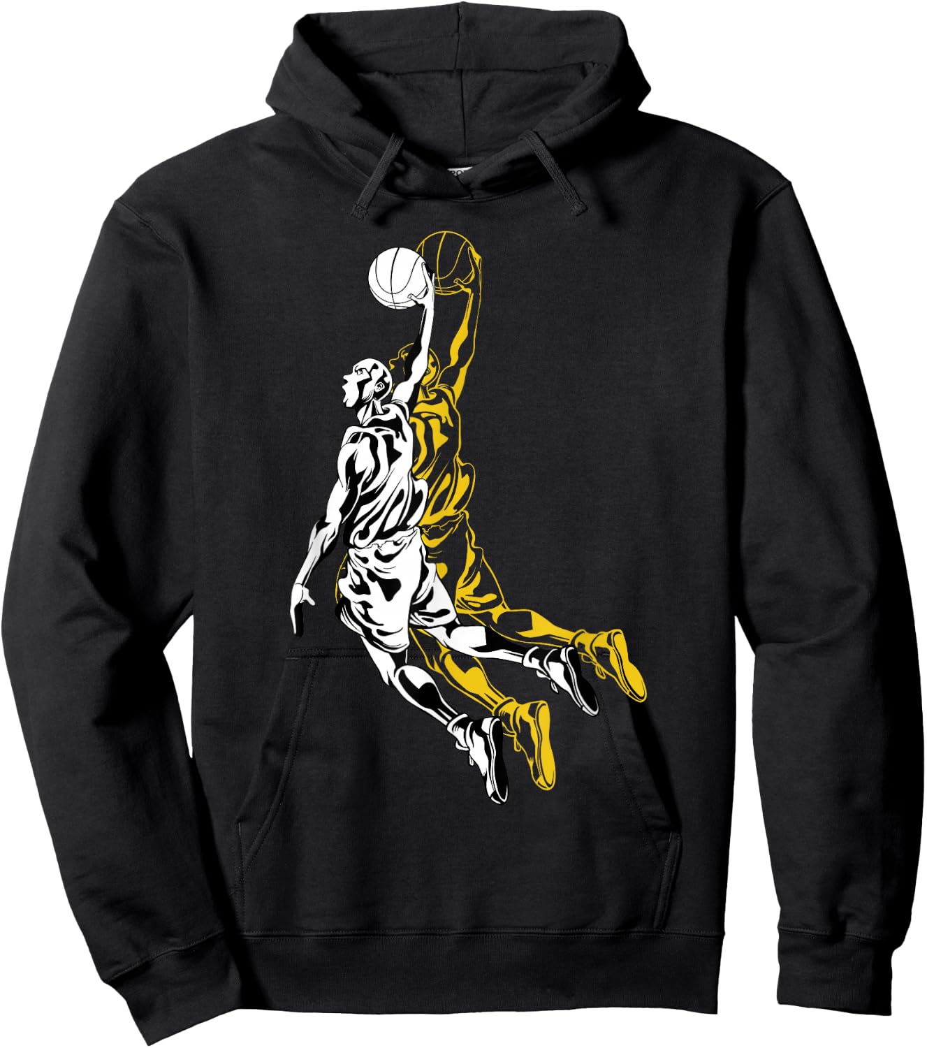 Basketball Player Evolution Slam Dunk Present for Kids Man Hoodie - Hoodie | Black