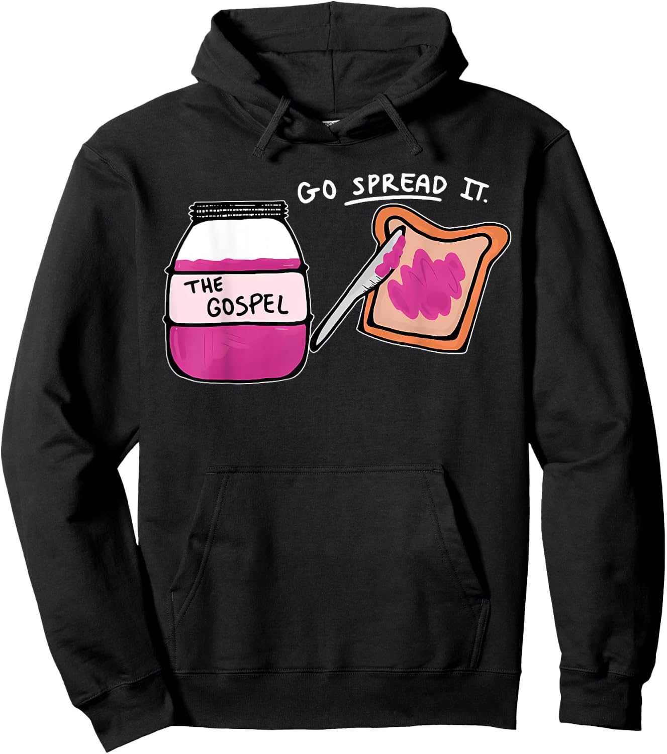 Go Spread It Christian Artist Funny Hoodie - Hoodie | Black